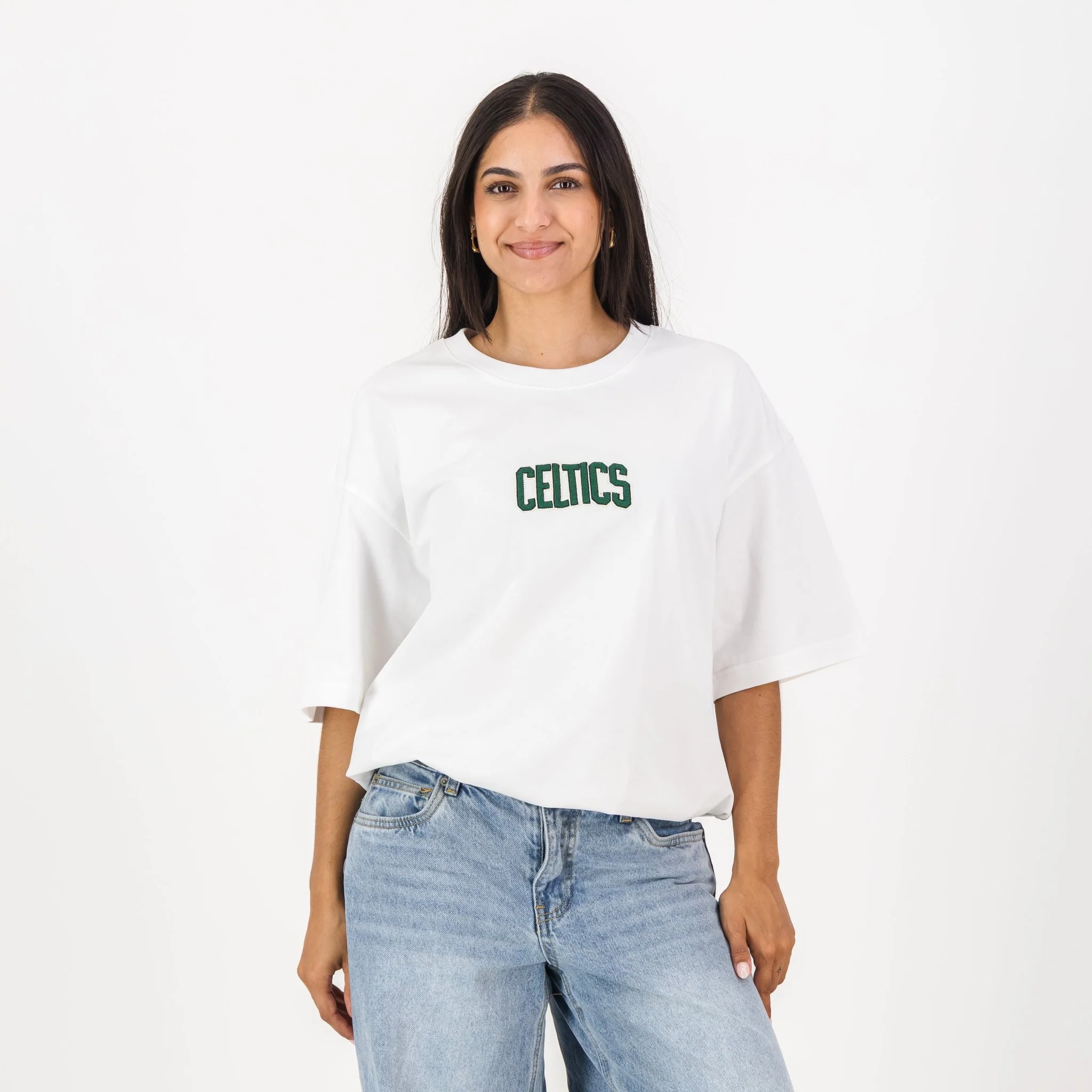 NBA Boston Celtics Boxy Tee-White - Image 3