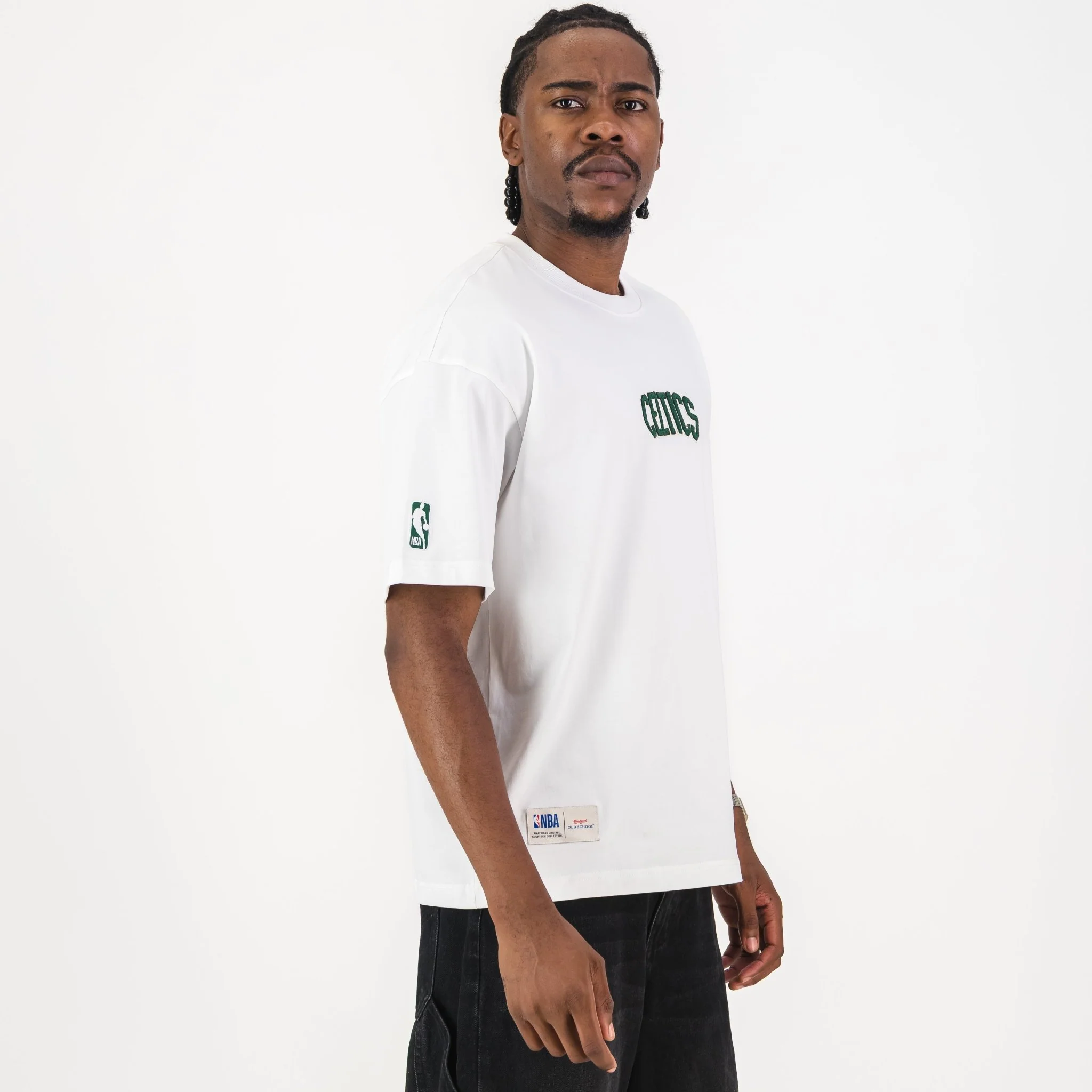 NBA Boston Celtics Boxy Tee-White - Image 5