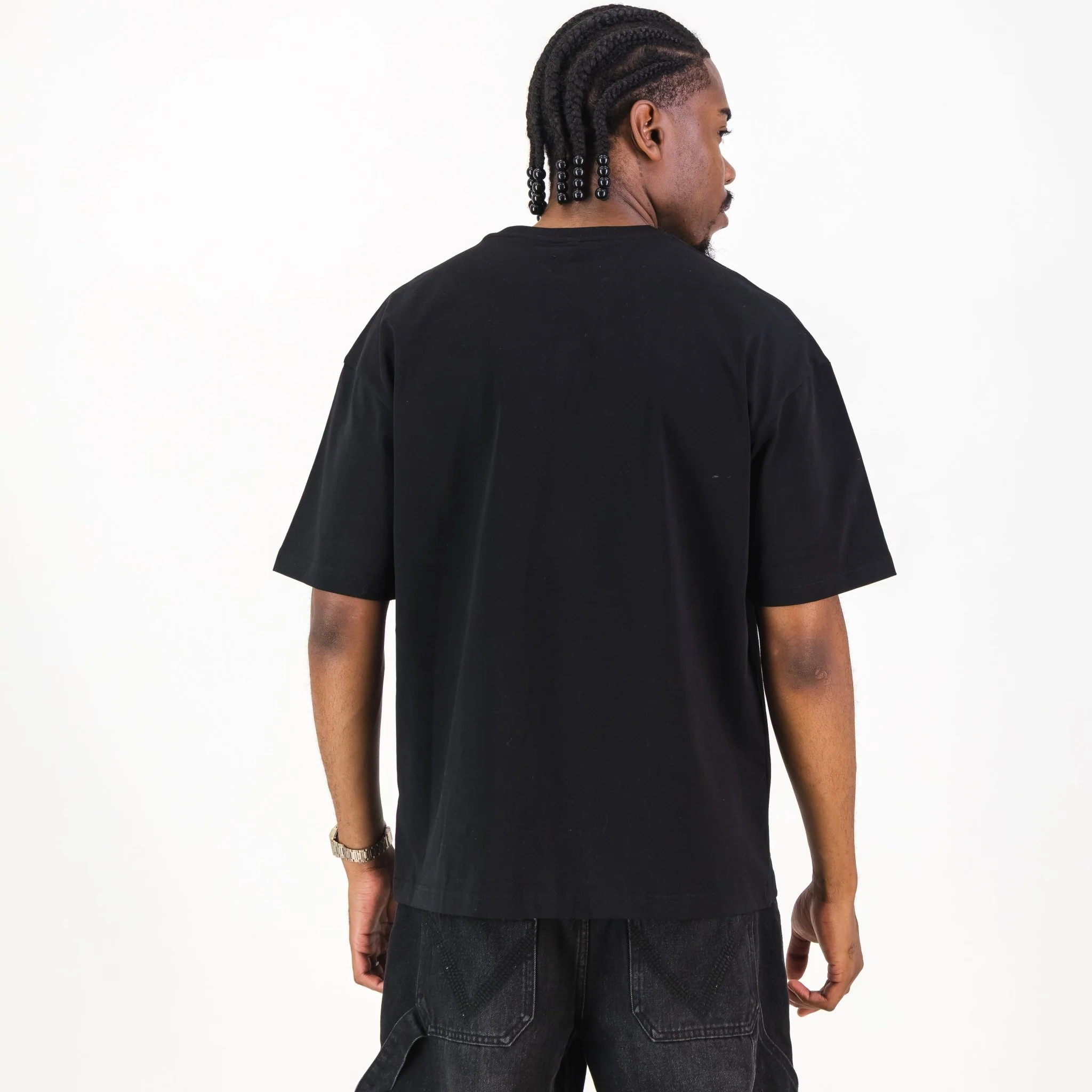 NBA Chicago Bulls Boxy Tee-Black - Image 7