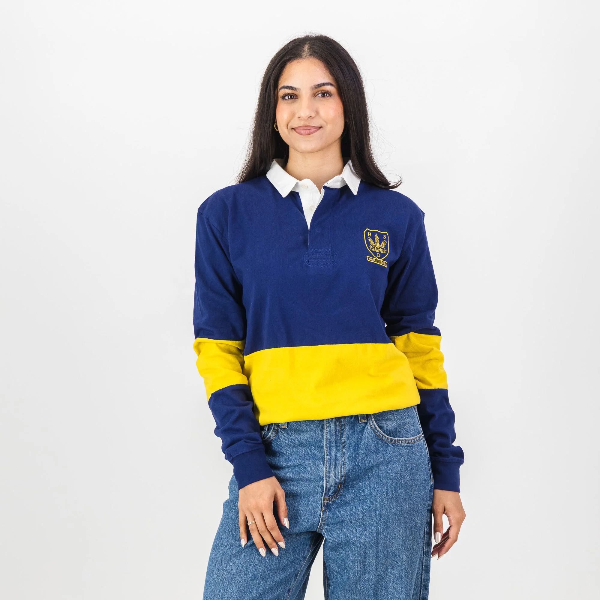 Schools Durbanville Hoerskool LS Rugby Jersey-Navy - Image 2