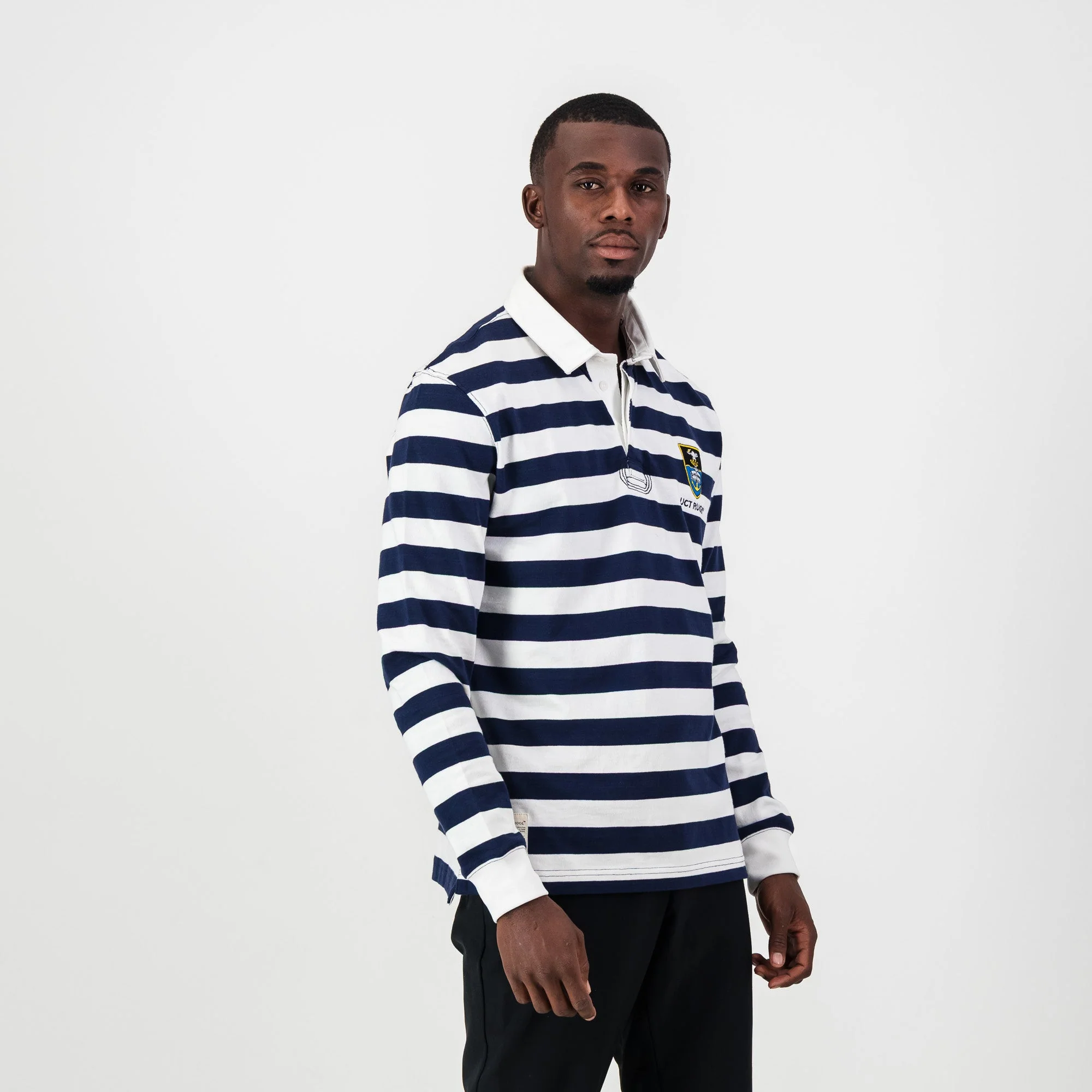 Schools Ikeys Varsity Cup LS Rugby Jersey-Navy - Image 3