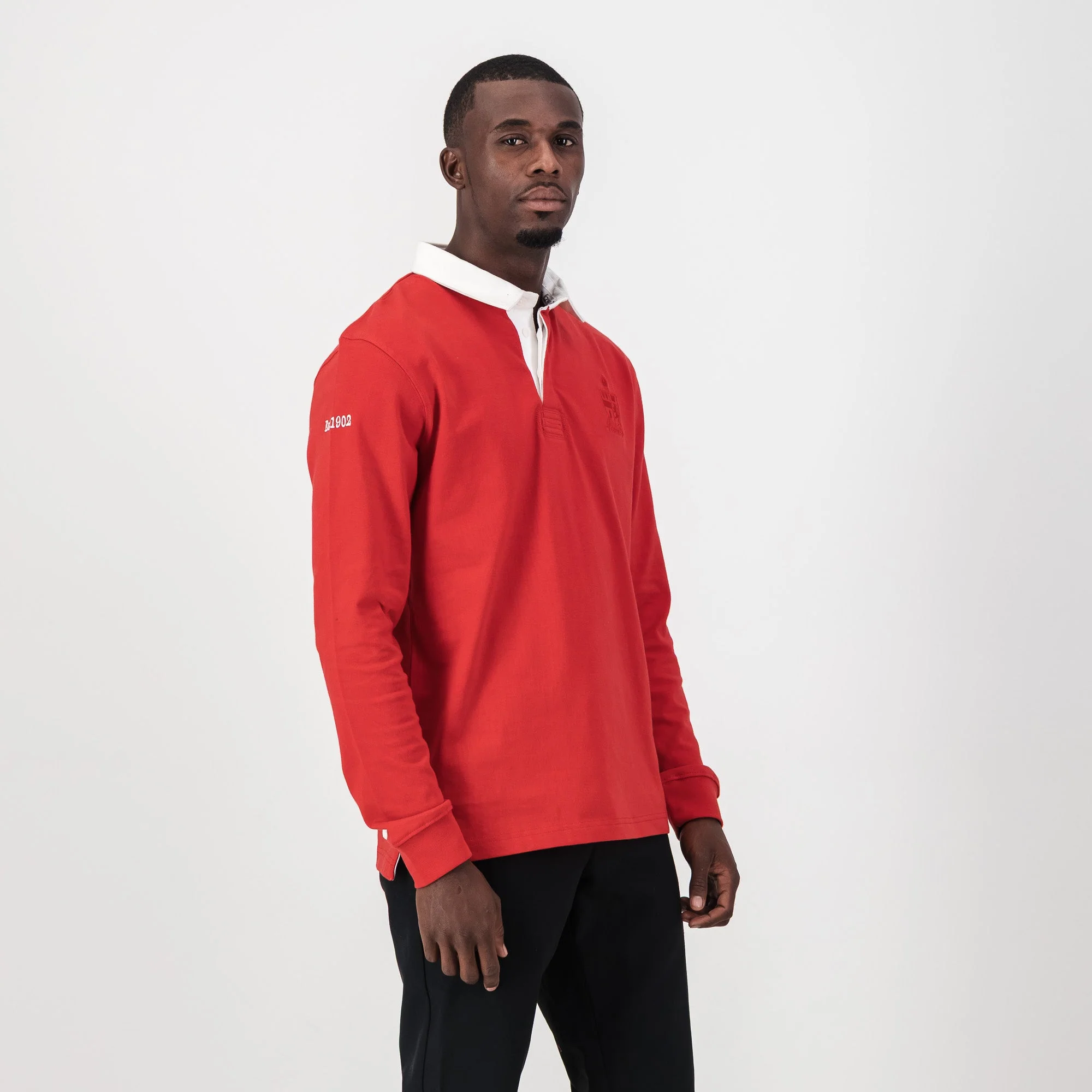 Schools KES LS Rugby Jersey-True Red - Image 3