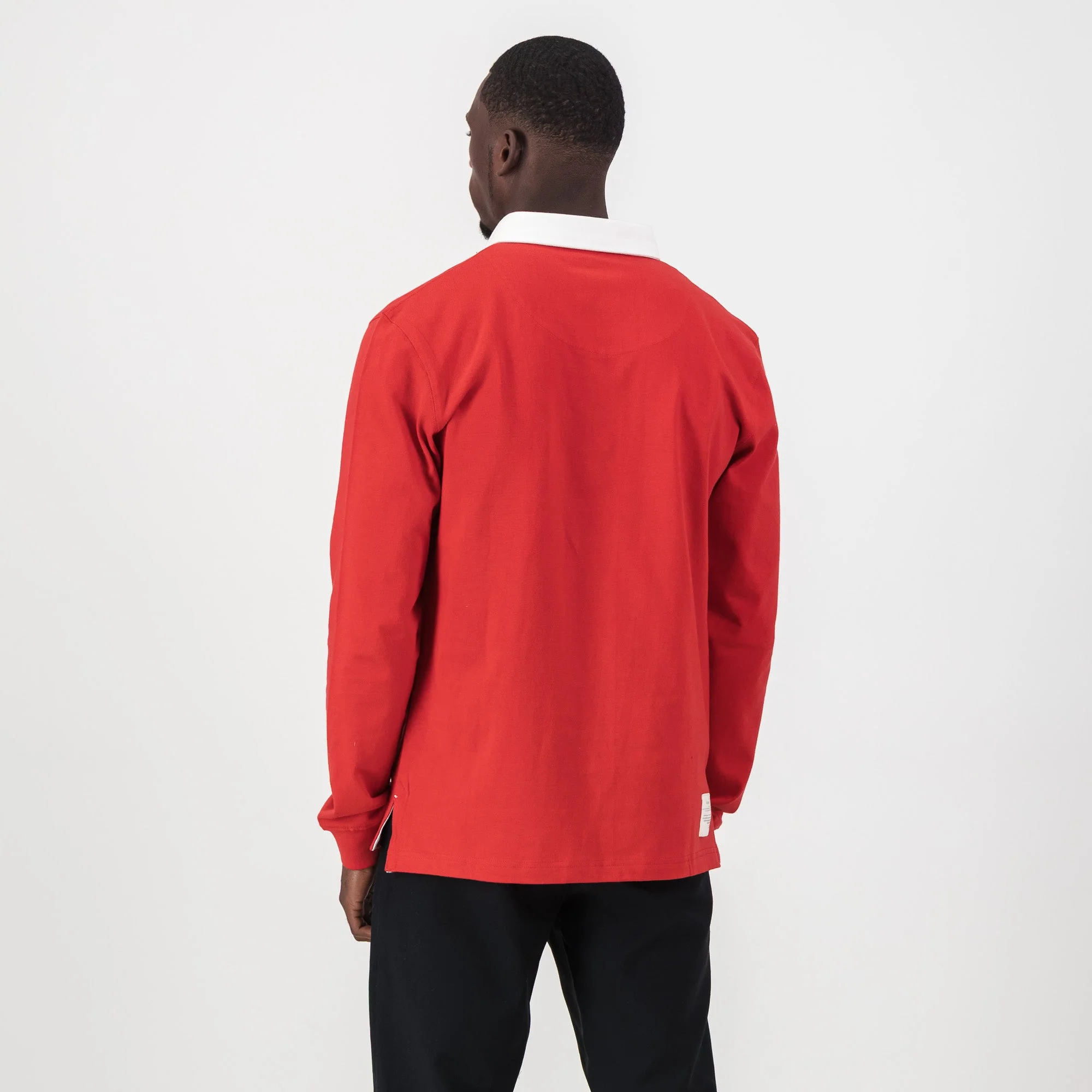 Schools KES LS Rugby Jersey-True Red - Image 5