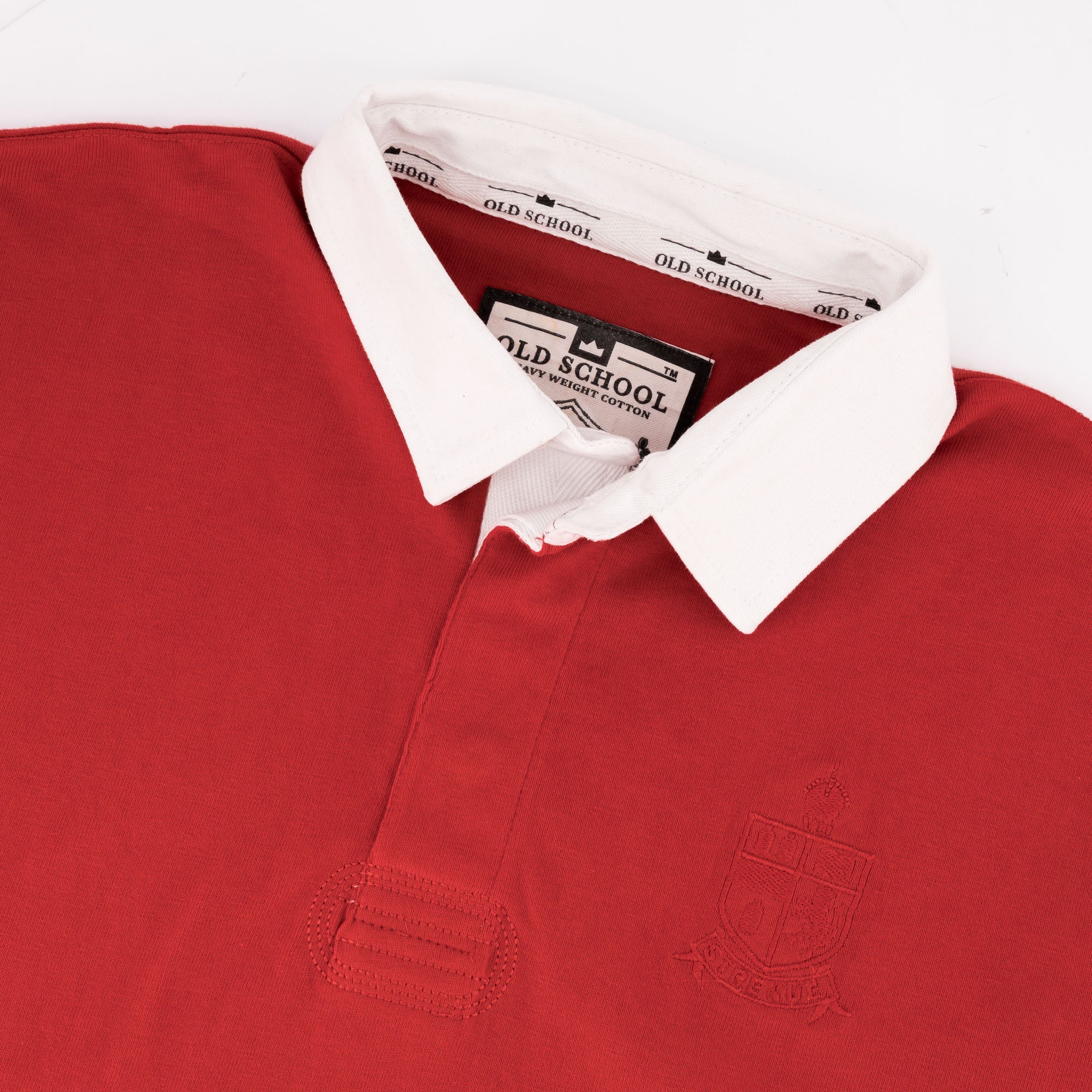 Schools KES LS Rugby Jersey-True Red - Image 6