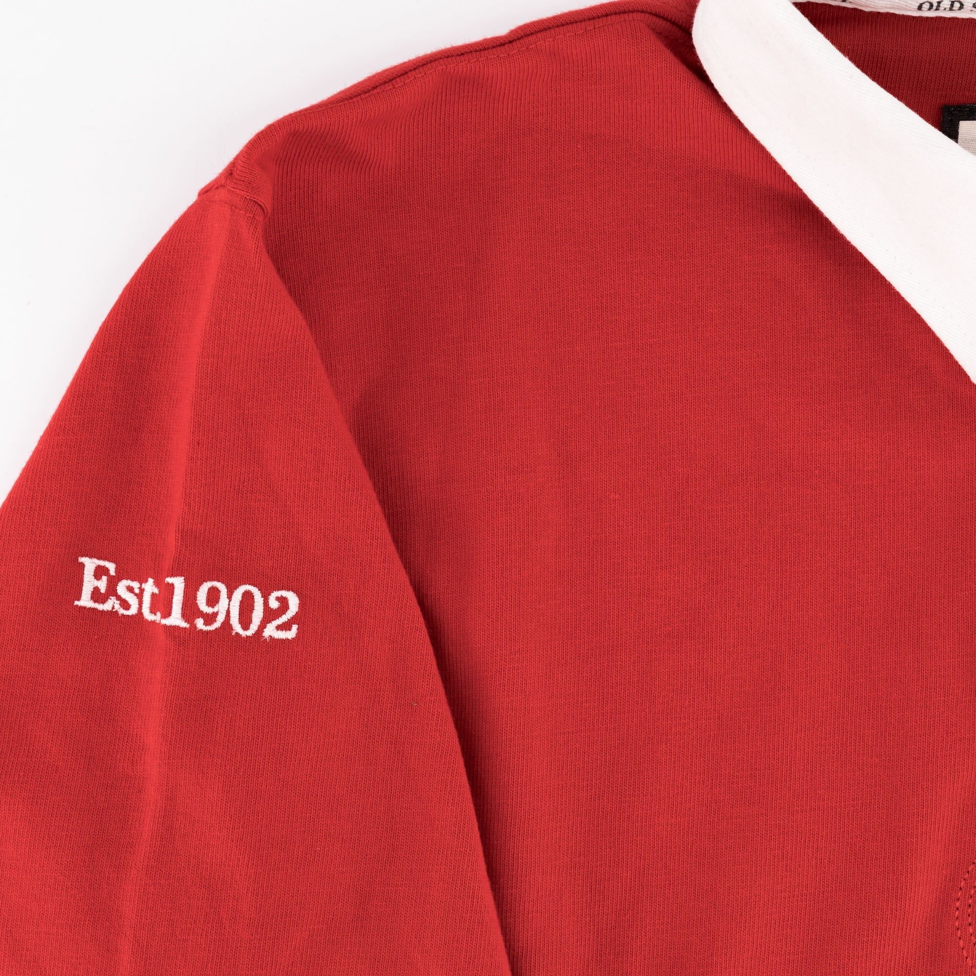 Schools KES LS Rugby Jersey-True Red - Image 7