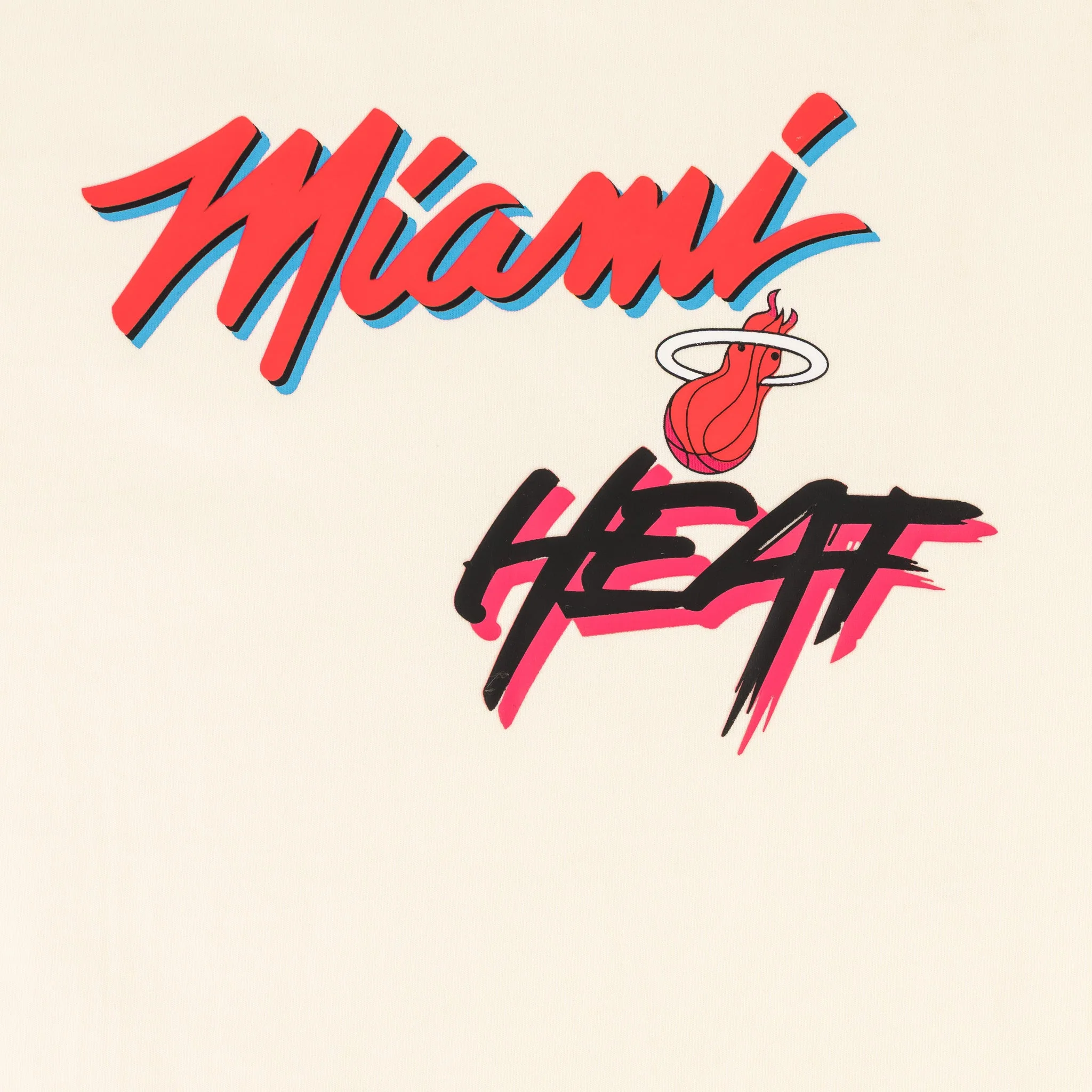 NBA Miami Heat Boxy Tee - Ivory - Image 8