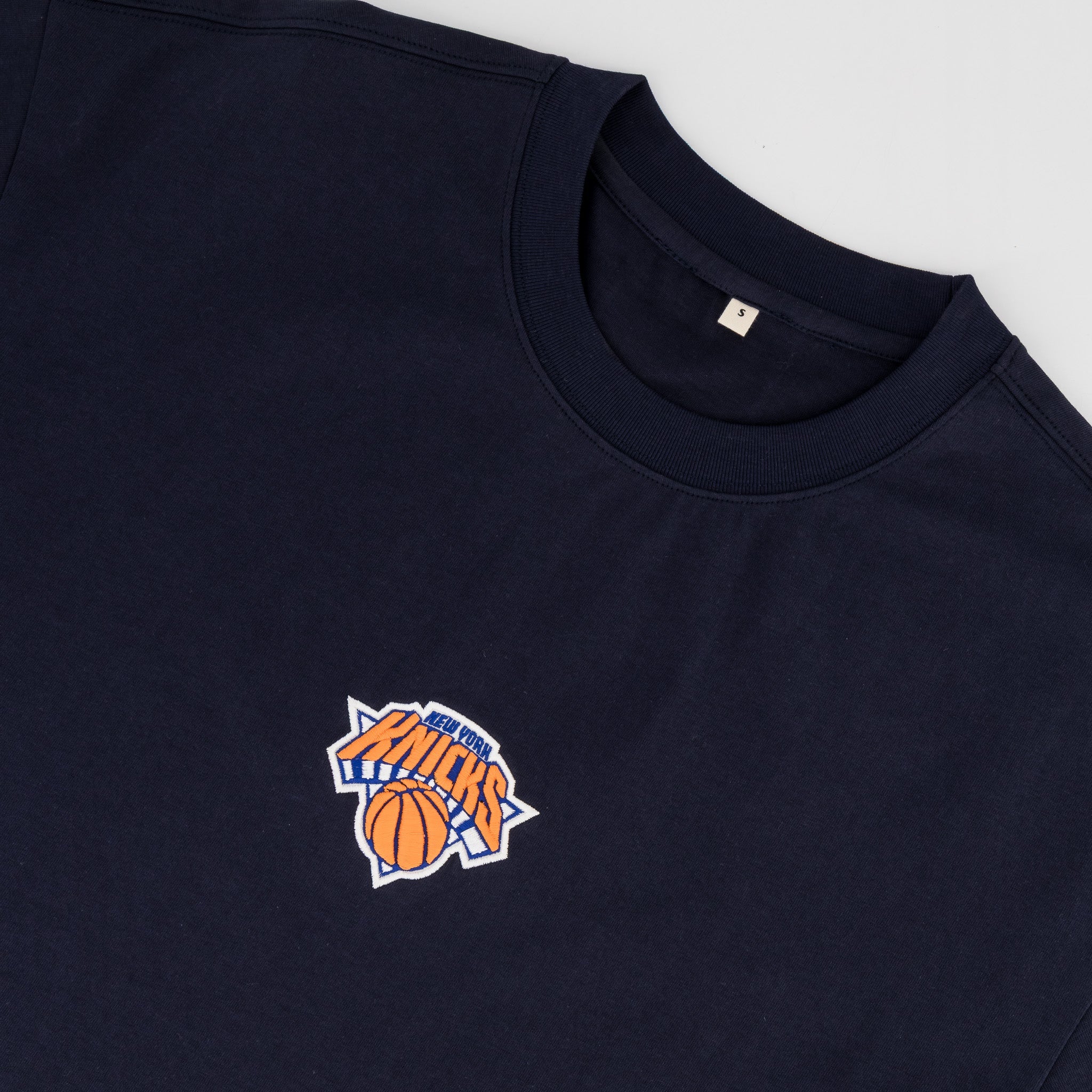 NBA New York Knicks Boxy Tee-Navy - Image 6