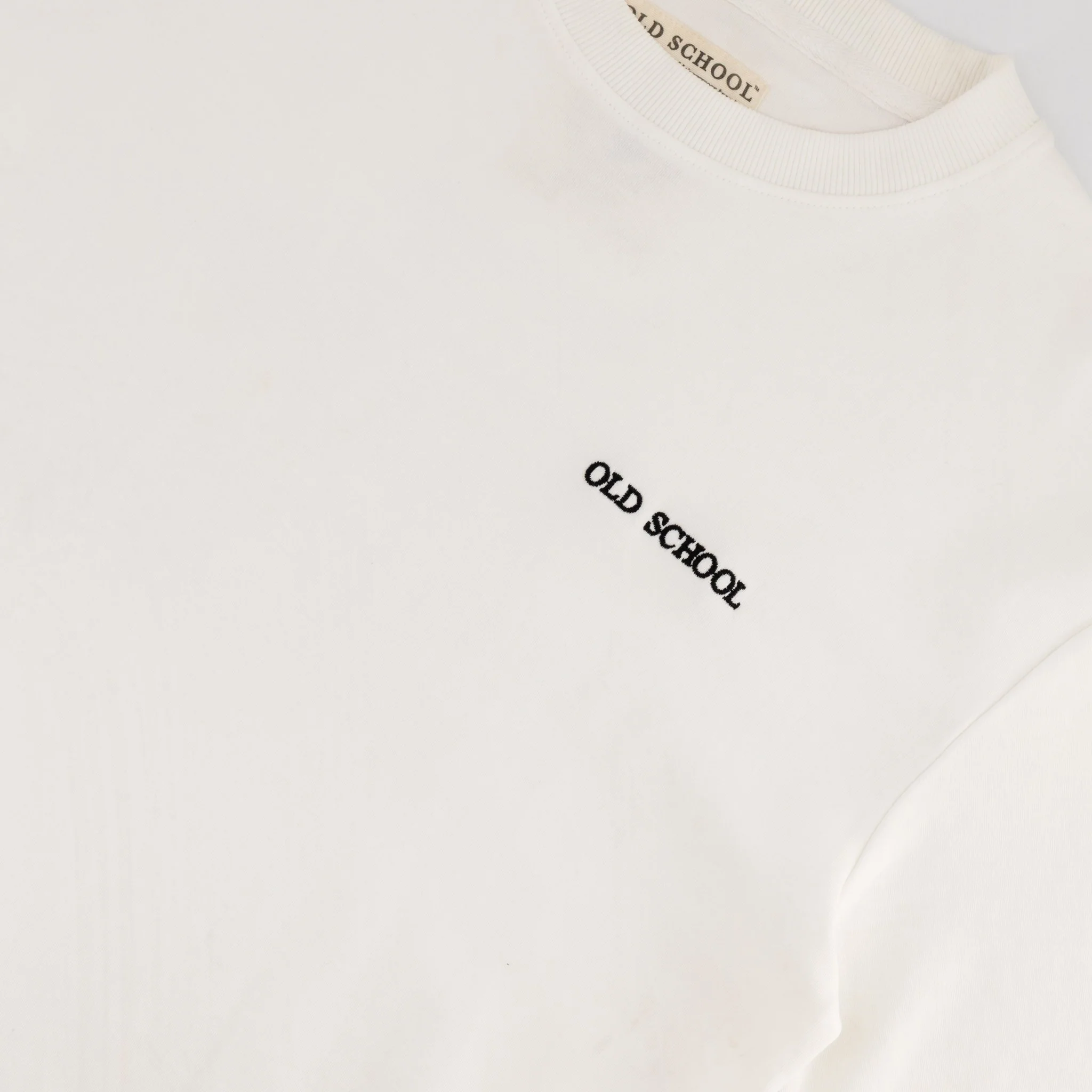 Old School Leisure Clubhouse Boxy Tee White - Image 10