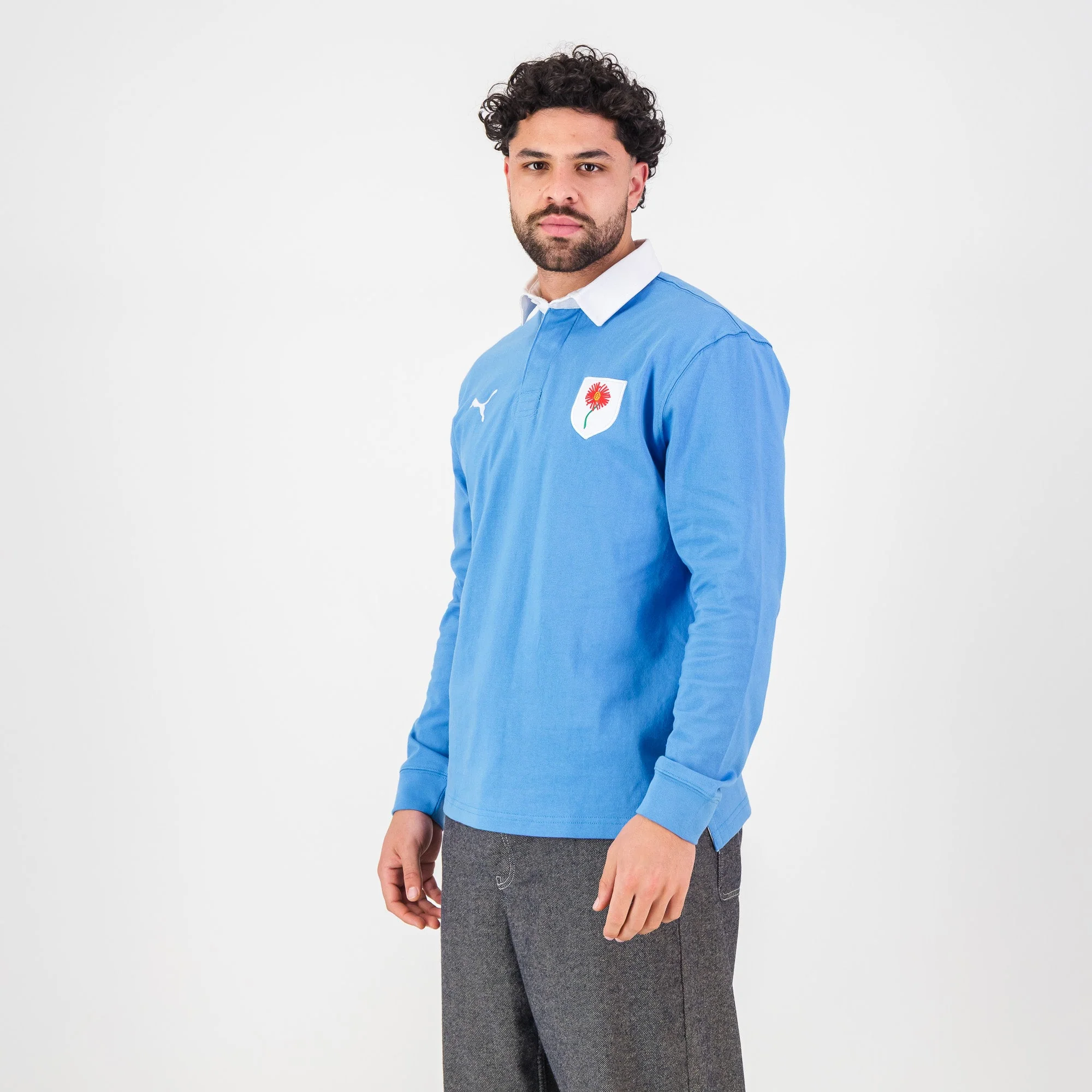 Provincial Bulls Daisy LS Rugby Jersey-Palace Blue - Image 4