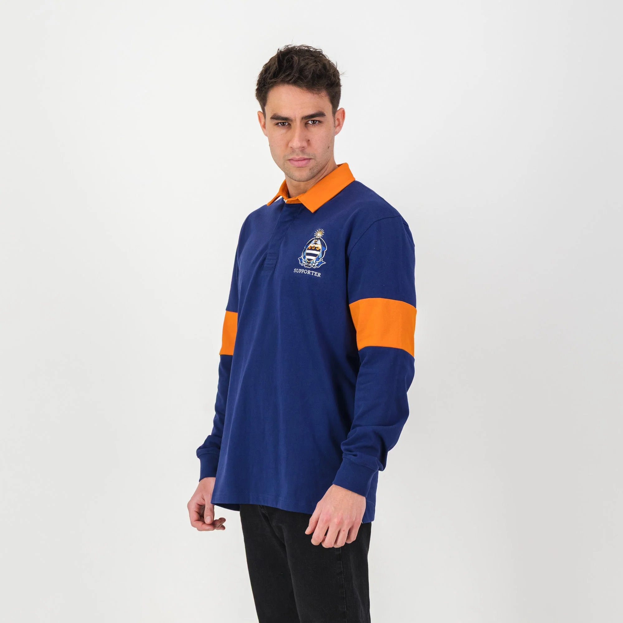 Schools Grey Bloem LS Rugby Jersey-Blue Depth - Image 4