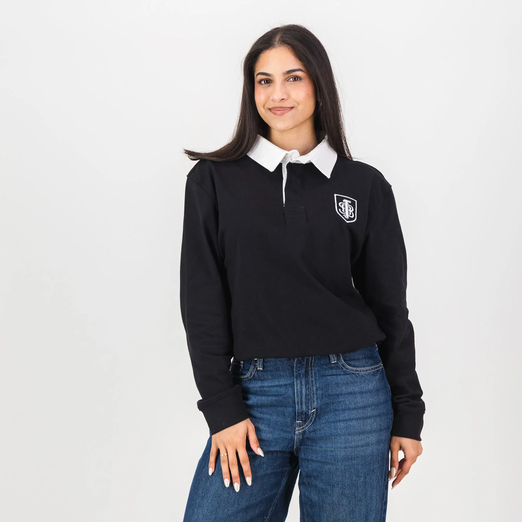 Schools Jeppe LS Rugby Jersey-Black - Image 2