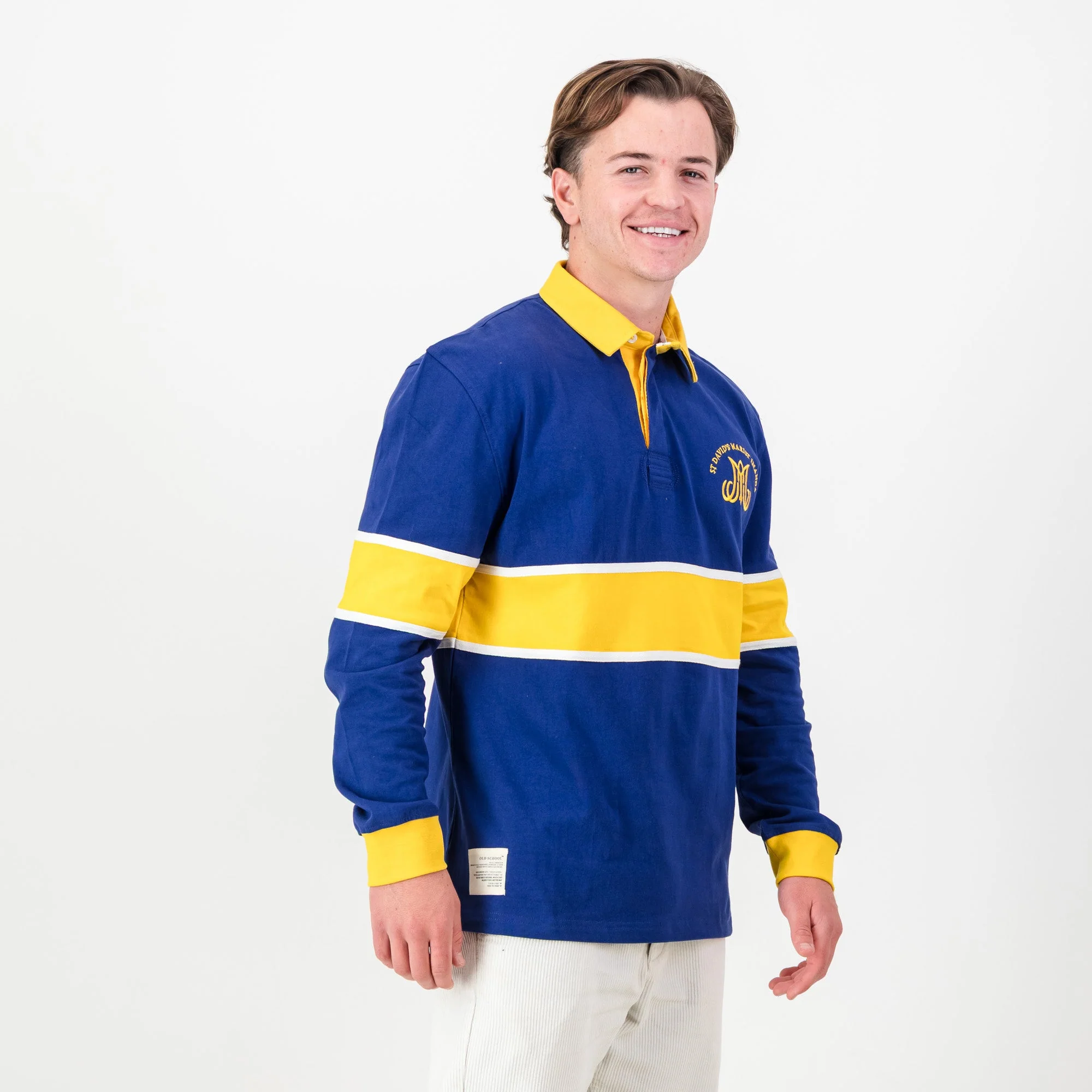 Schools St Davids LS Rugby Jersey-Bellwhether Blue - Image 3