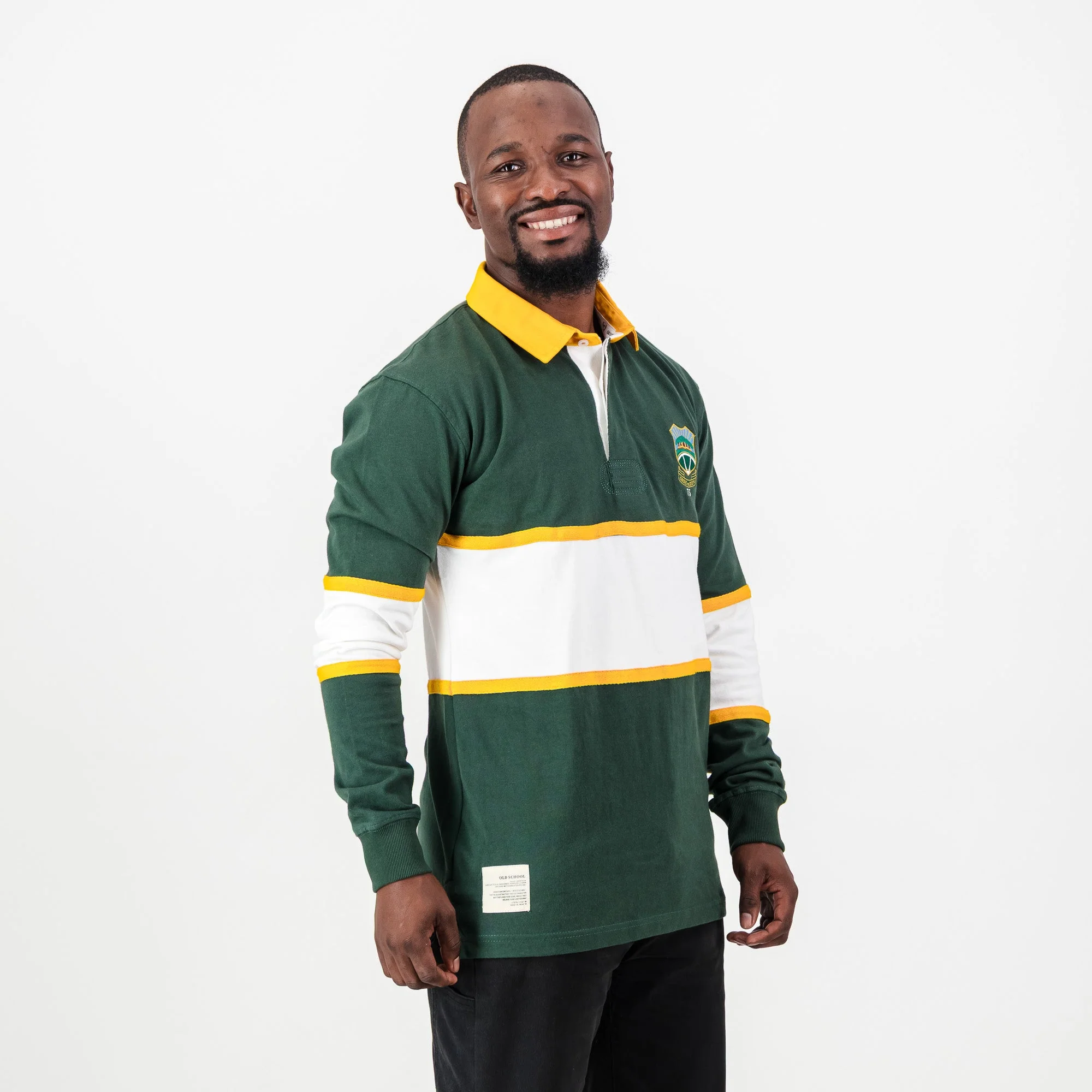 Schools Wonderboom LS Rugby Jersey-Os Green - Image 3