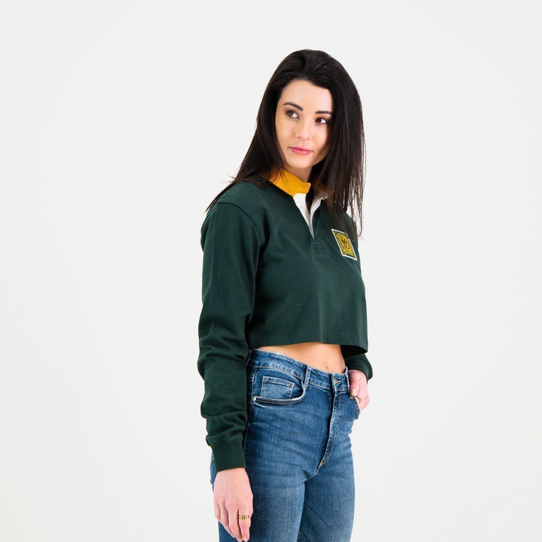 SA Supporters Classic Crop Rugby Jersey-OS Green - Image 5