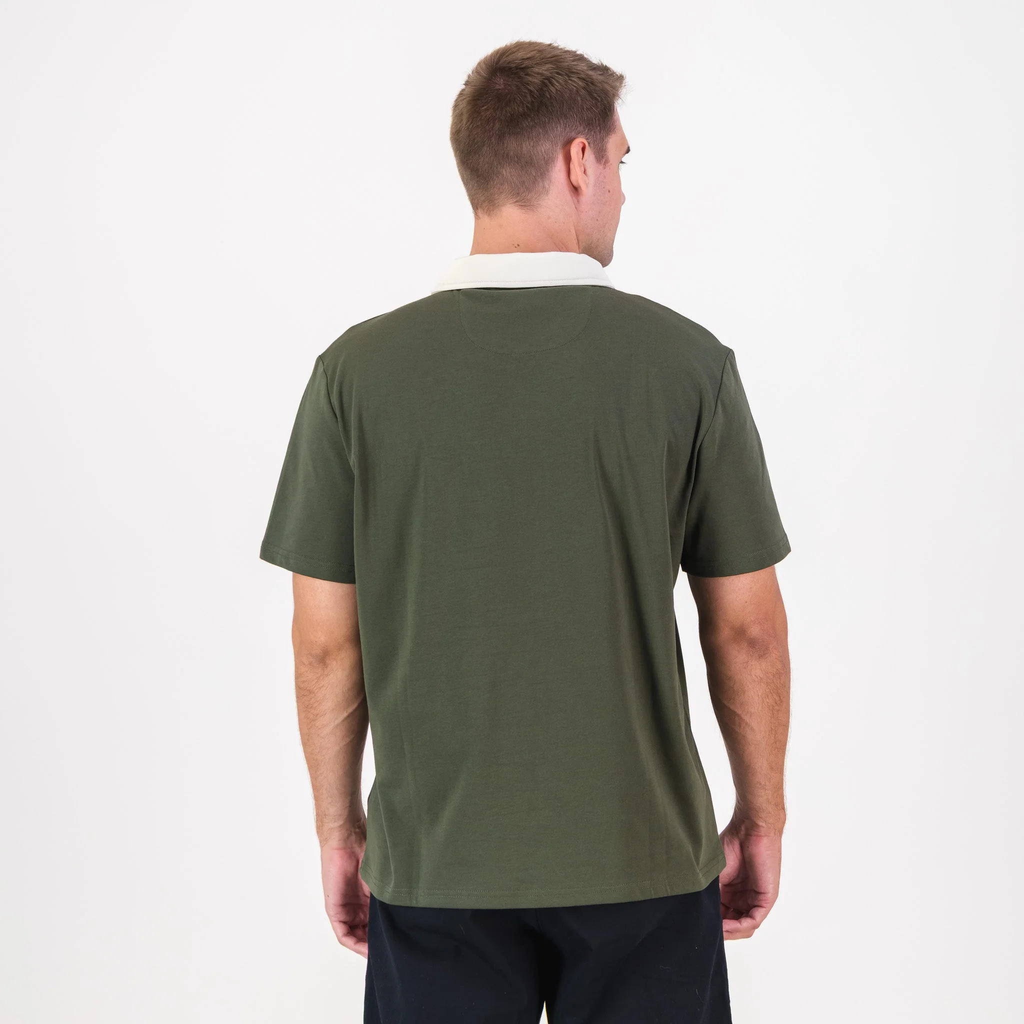 Southern Guards Retro Short Sleeve Golf Polo Pocket Patch Green - Image 7