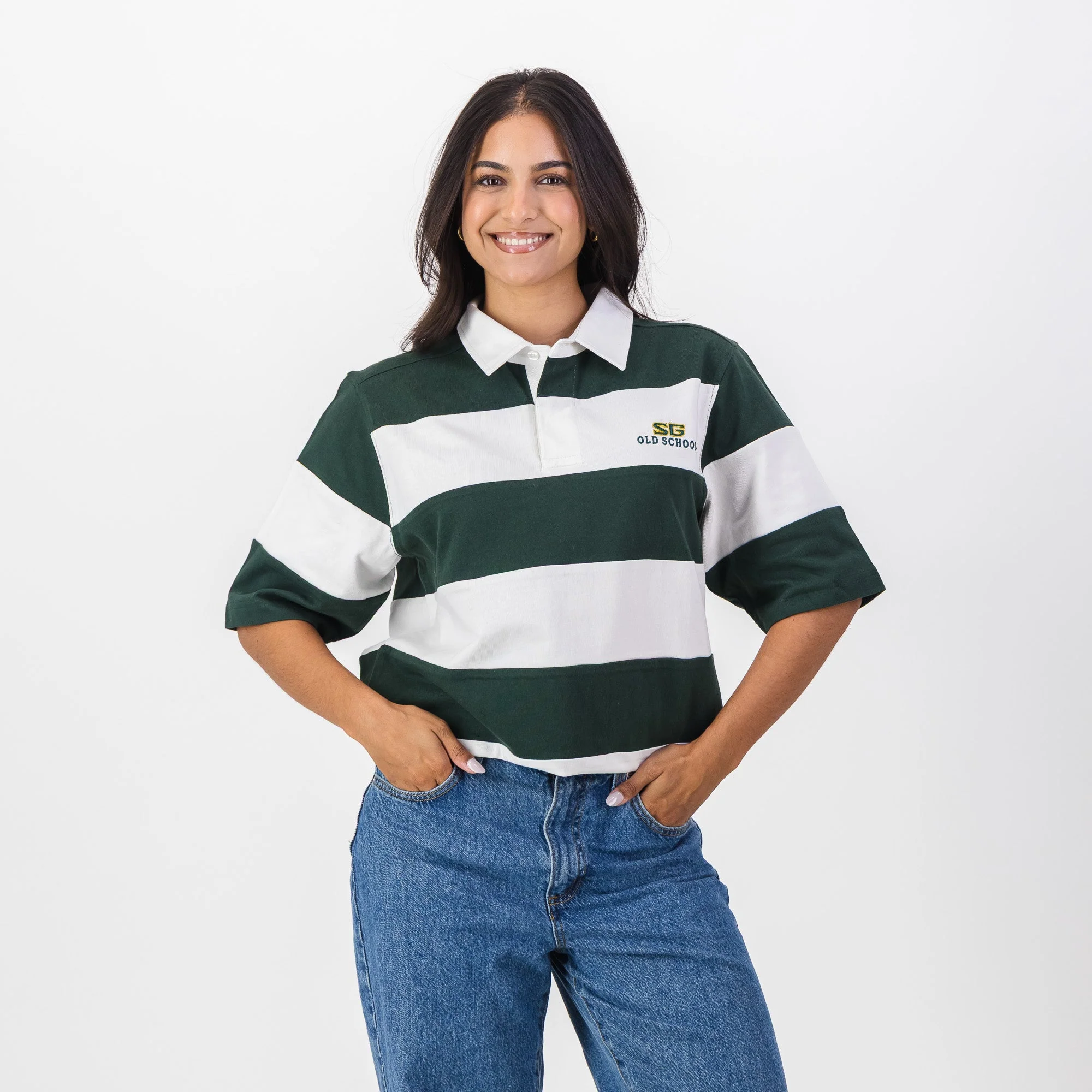 Southern Guards Short Sleeve Rugby Jersey Cut & Sew Green - Image 4