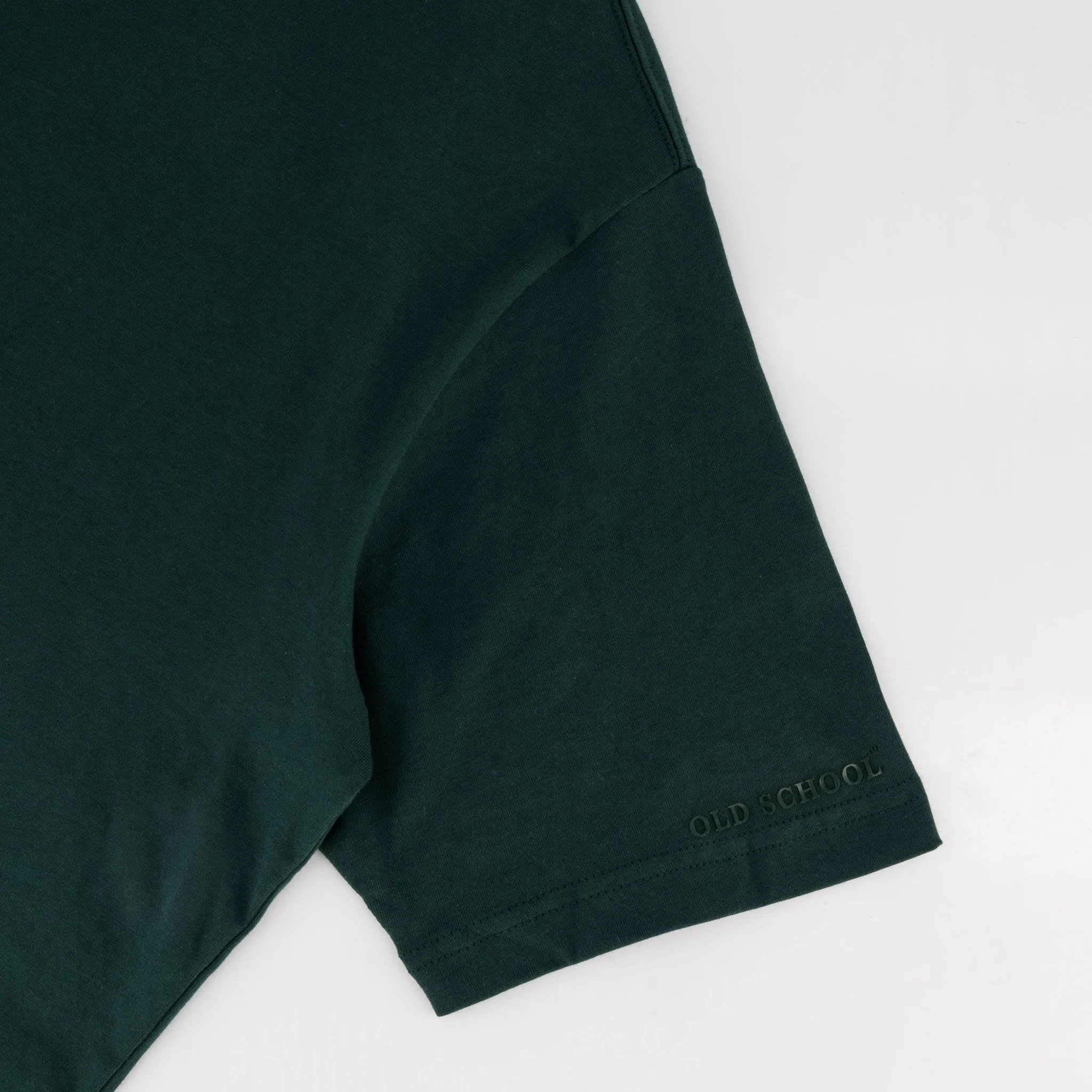 Southern Guards Stacked Logo Regular Crew T-Shirt Plain Green - Image 10