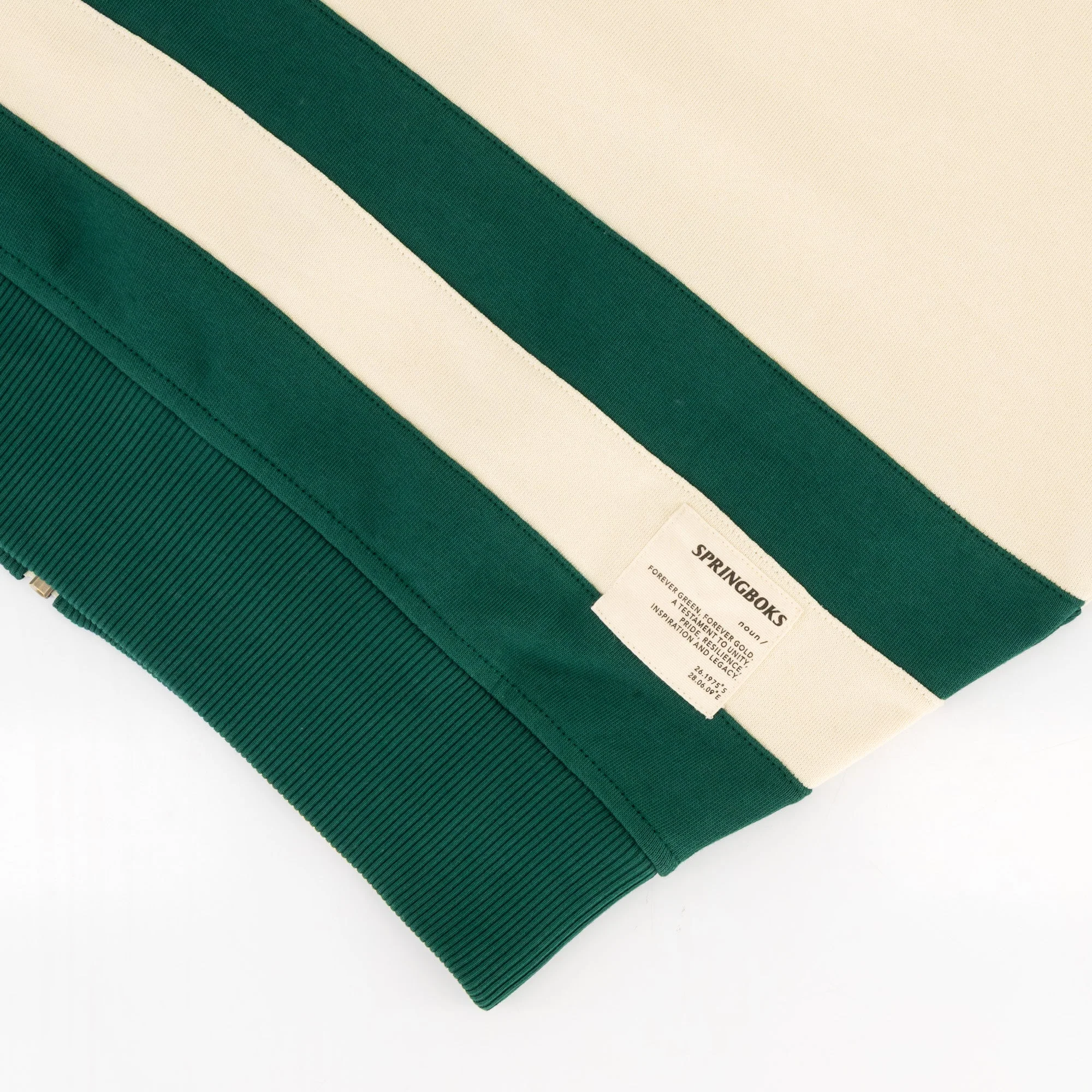 Springboks CB Zip Through Sweat-OS Green - Image 8