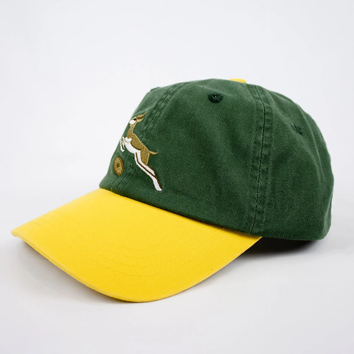 Springboks Two Colour Dad Cap-OS Green - Image 3