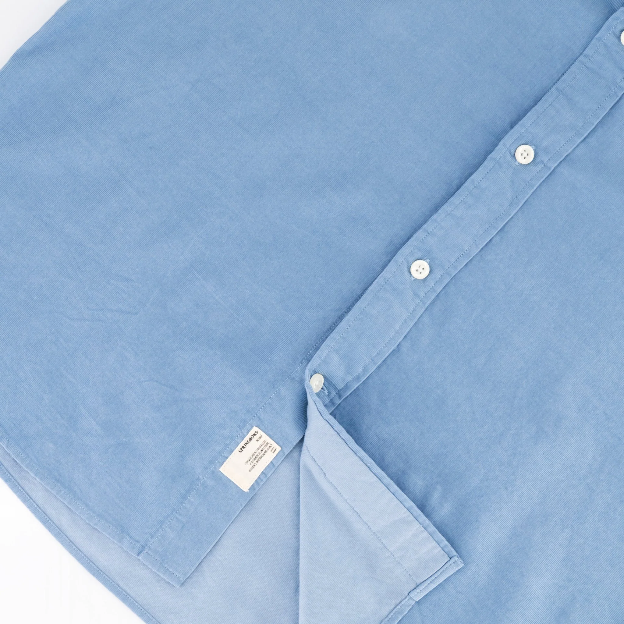 Springboks Fine Corduroy Shirt-Faded Denim - Image 12