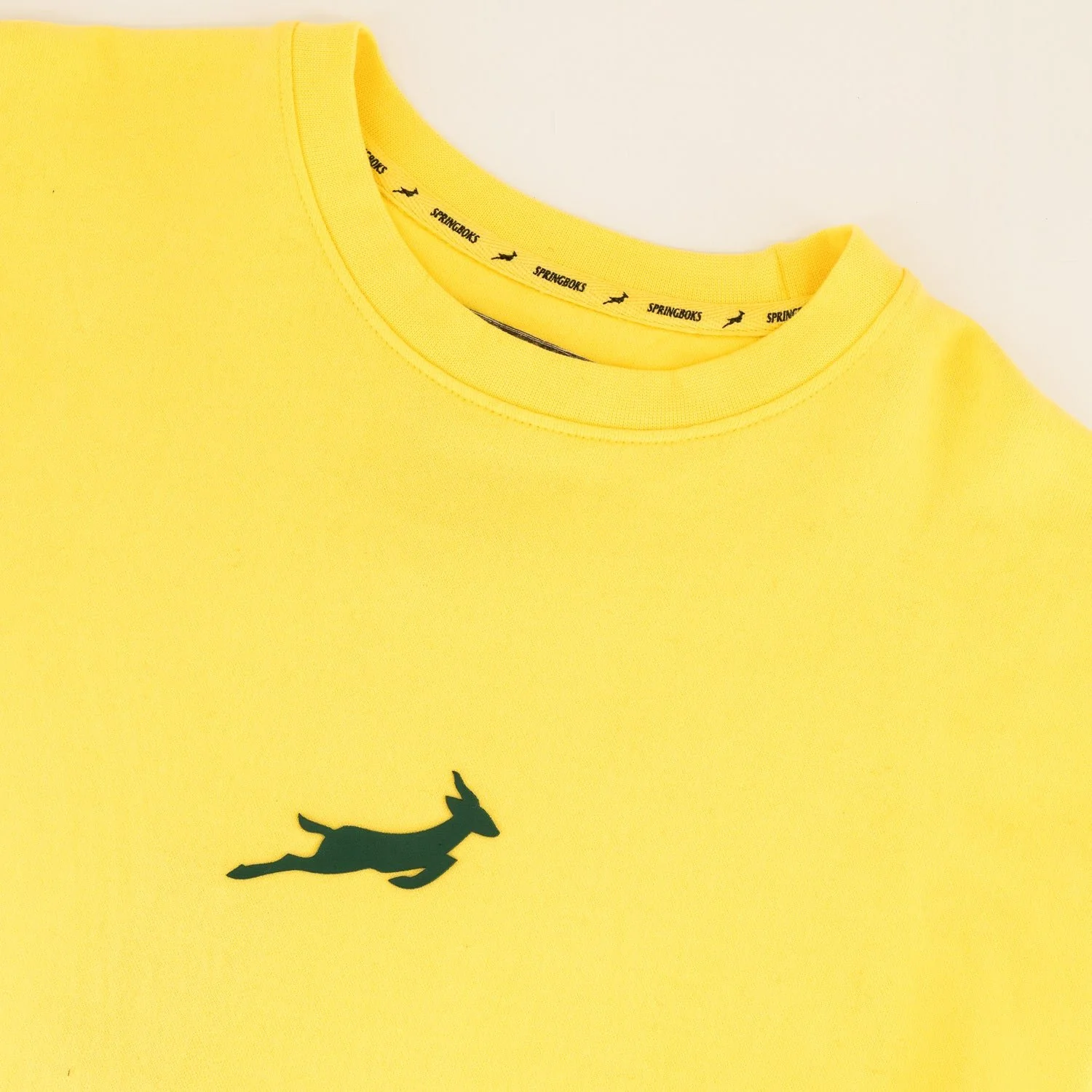 Springboks HS Middle Logo Crew Sweat - Sunshine - Image 5
