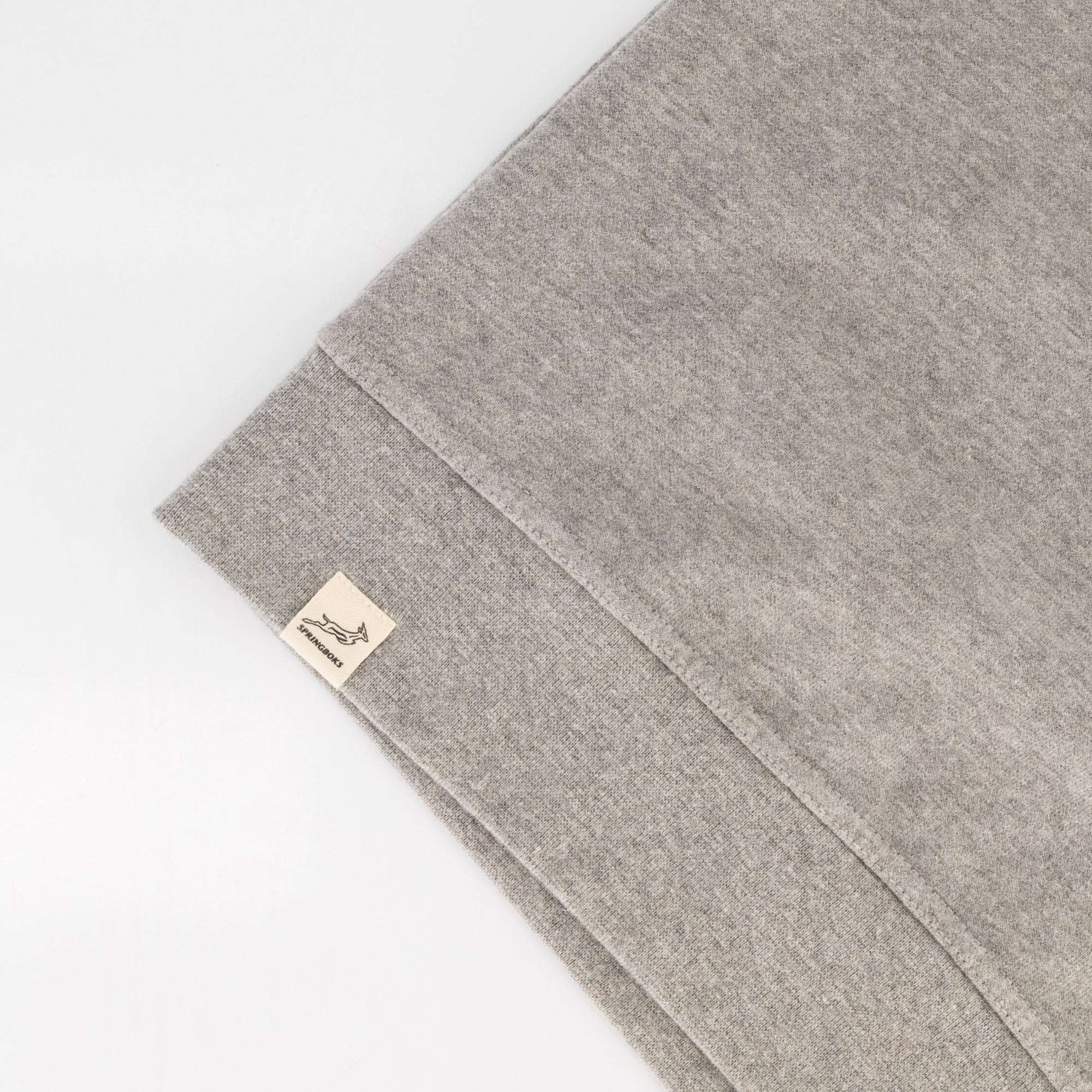 Springboks HS Small logo Crew Sweat - LT Grey Melange - Image 8
