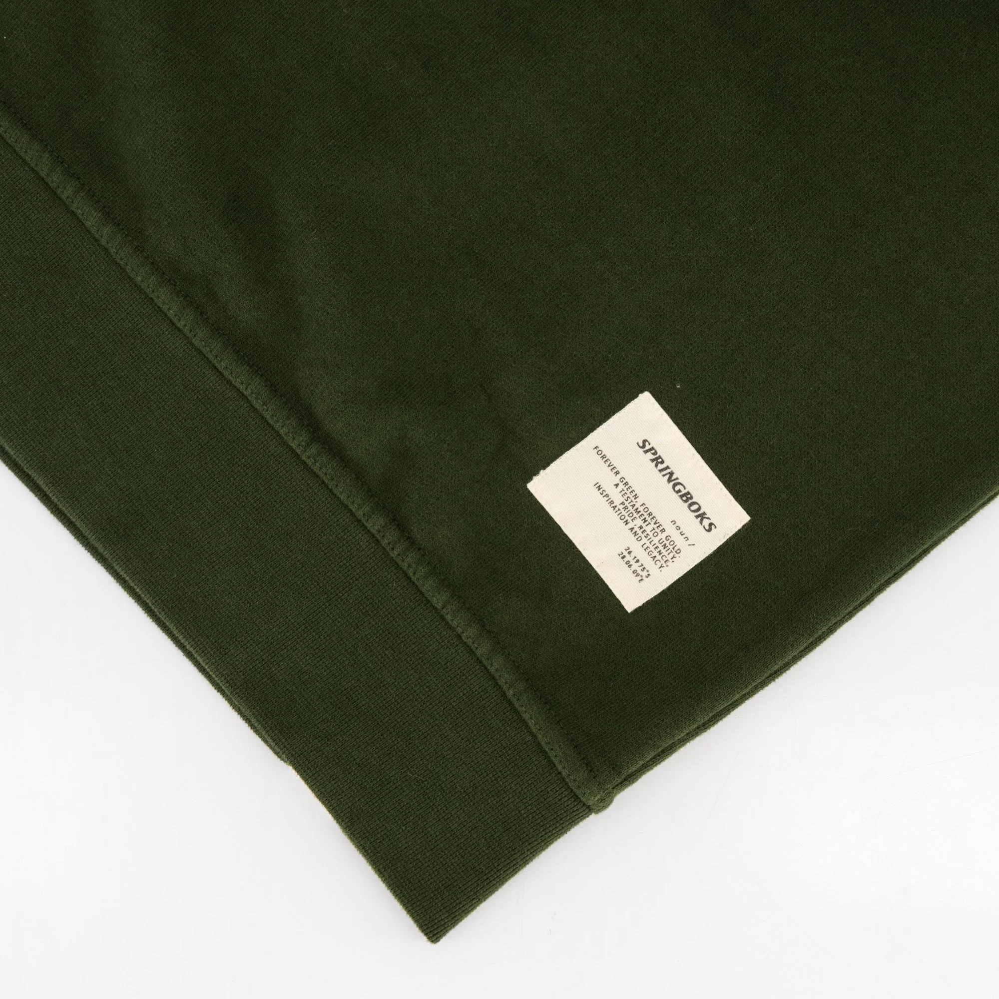 Springboks HS Small logo Crew Sweat - Military Olive - Image 8