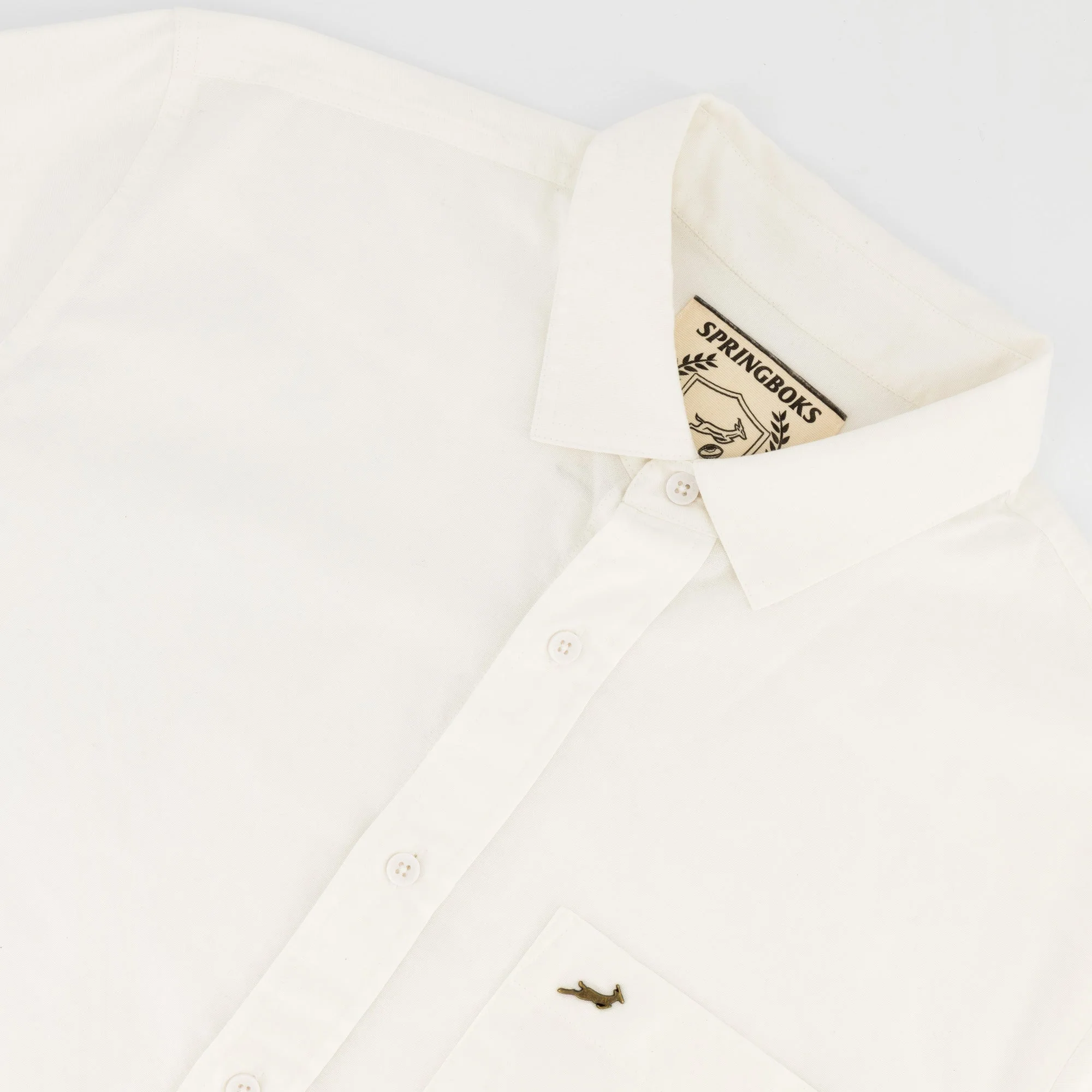 Springboks Ladies Oxford Shirt-White - Image 7