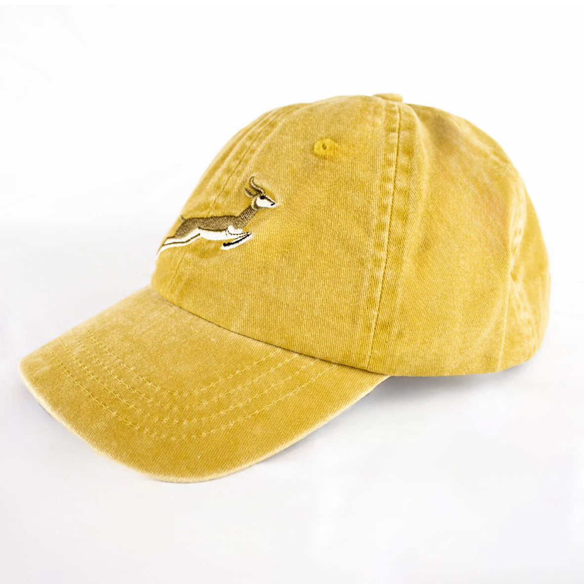 Springboks Natural Emb Dad Cap-Mustard - Image 3