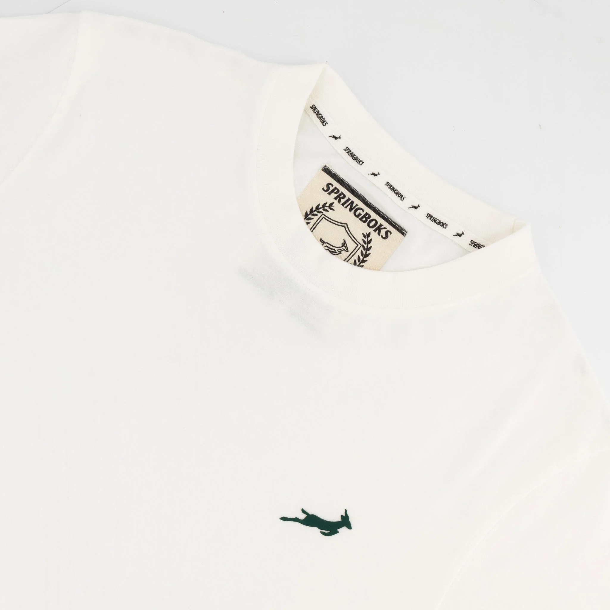 Springboks SML Bok HS Regular Crew Tee - White - Image 5