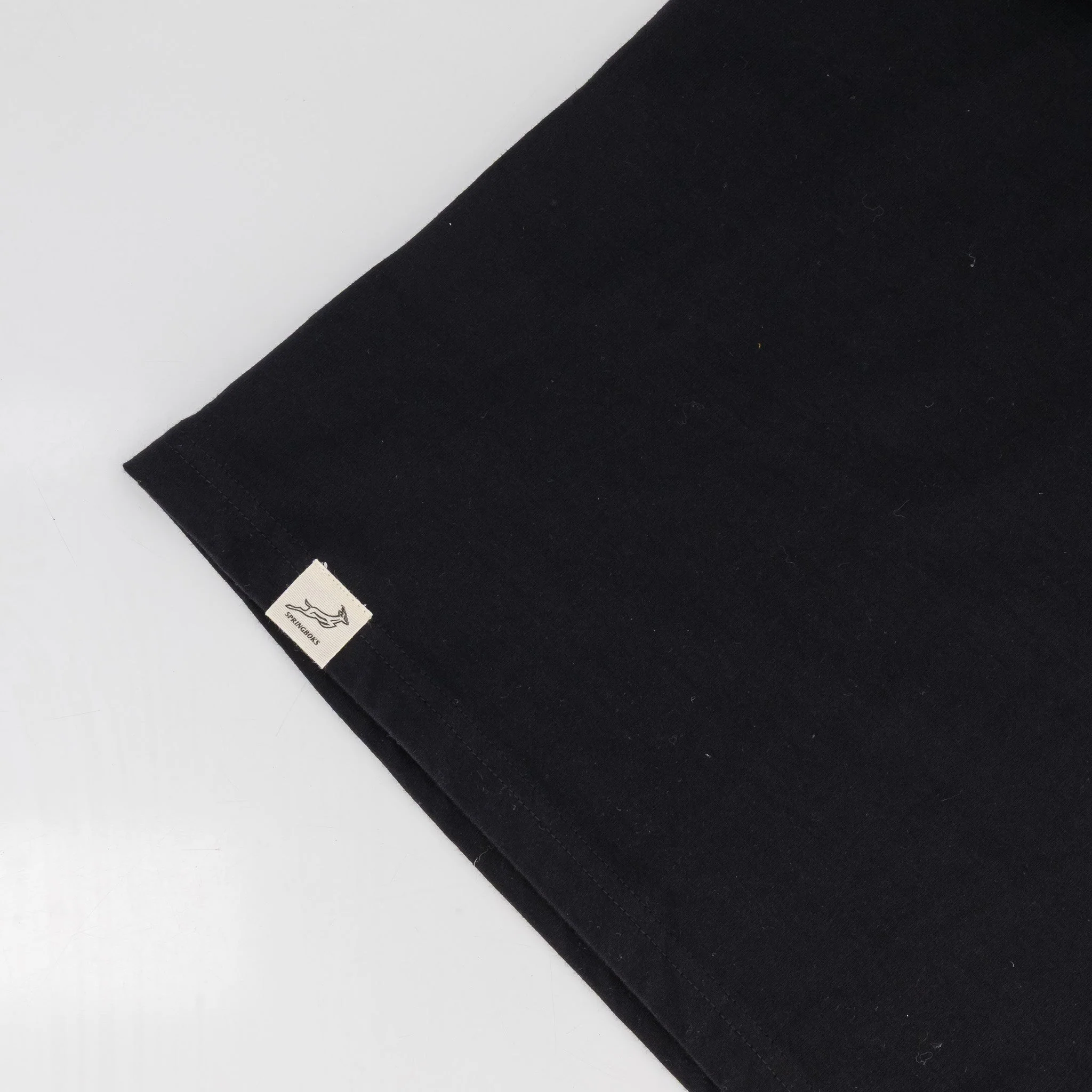Springboks SML EMB LS Crew Tee - Black - Image 6