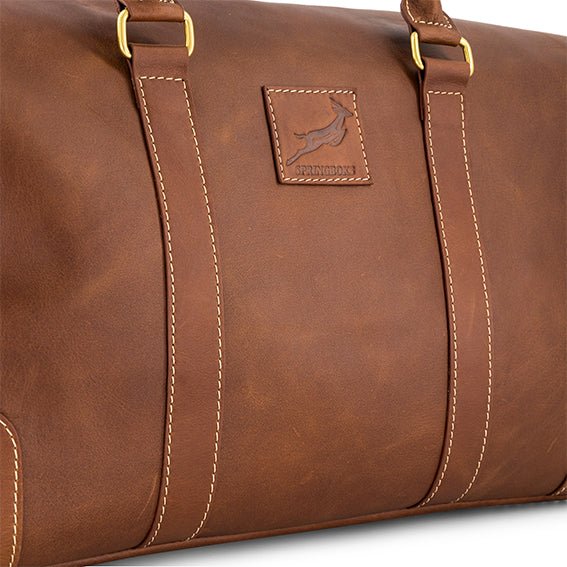 Springboks Weekender Duffle Bag-Dark Brown - Image 10