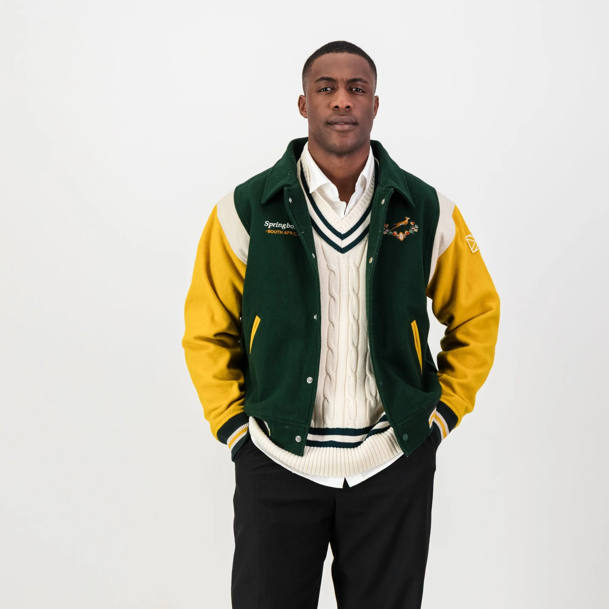 Springboks Wool Bomber Jacket - Image 3