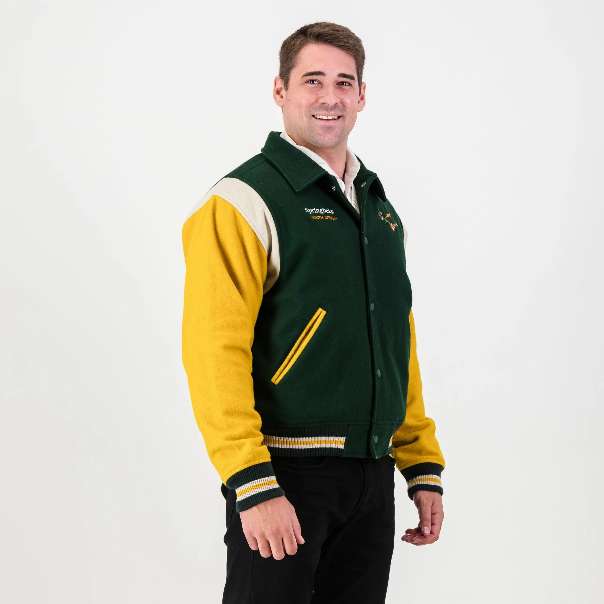 Springboks Wool Bomber Jacket - Image 4