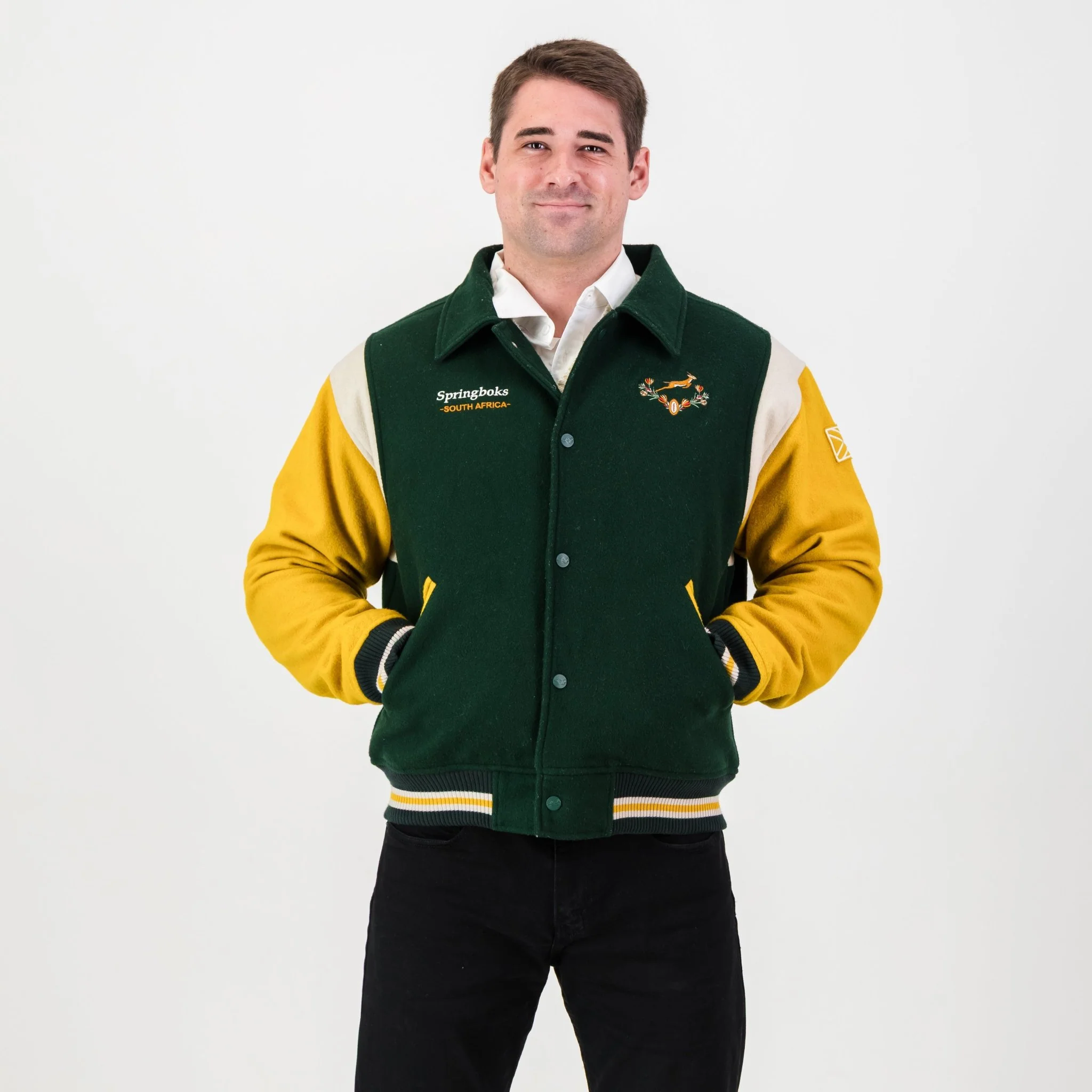 Springboks Wool Bomber Jacket - Image 8