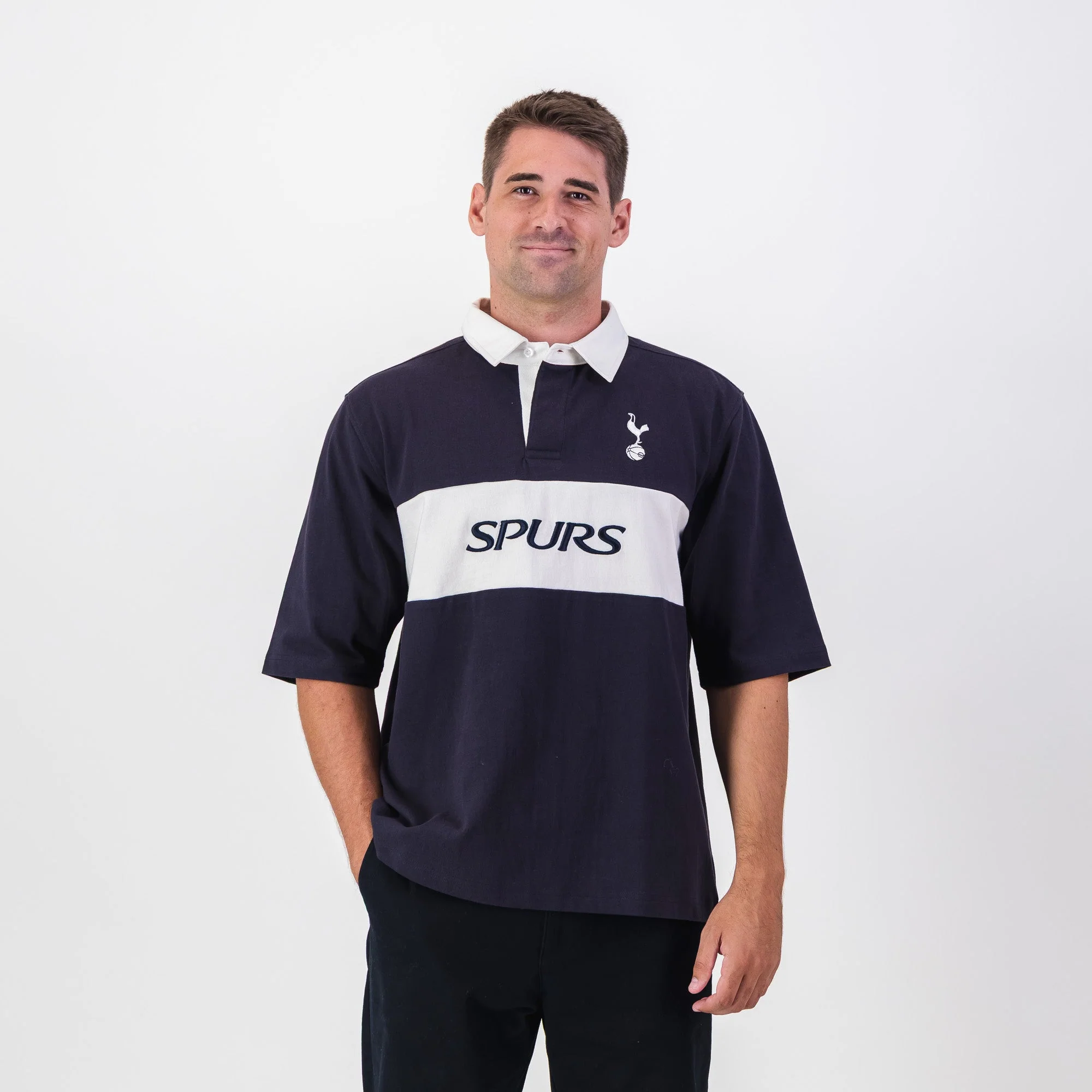 Tottenham Hotspur Retro Rugby Polo - Image 3
