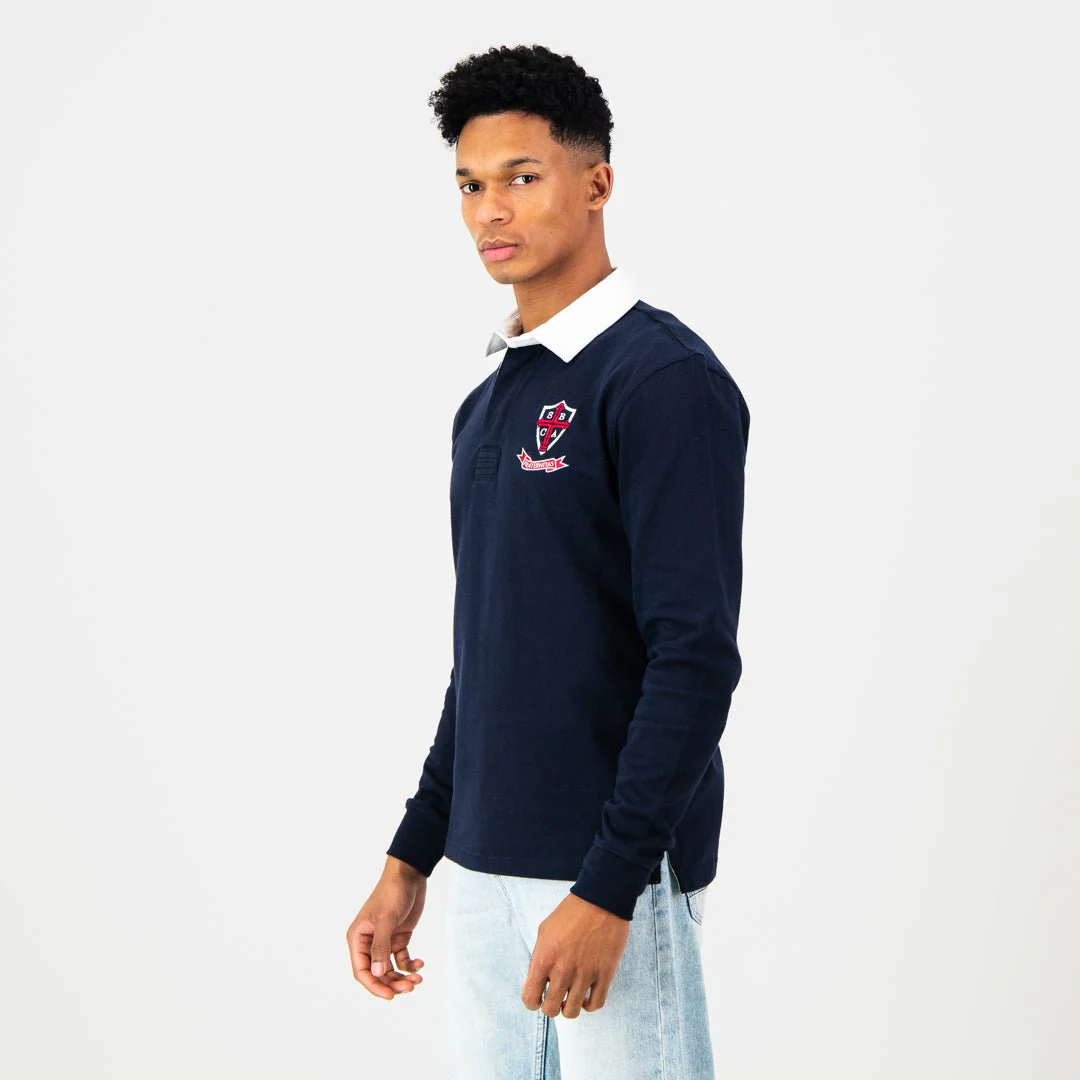 Schools St Benedict's LS Rugby Jersey-Navy - Image 3