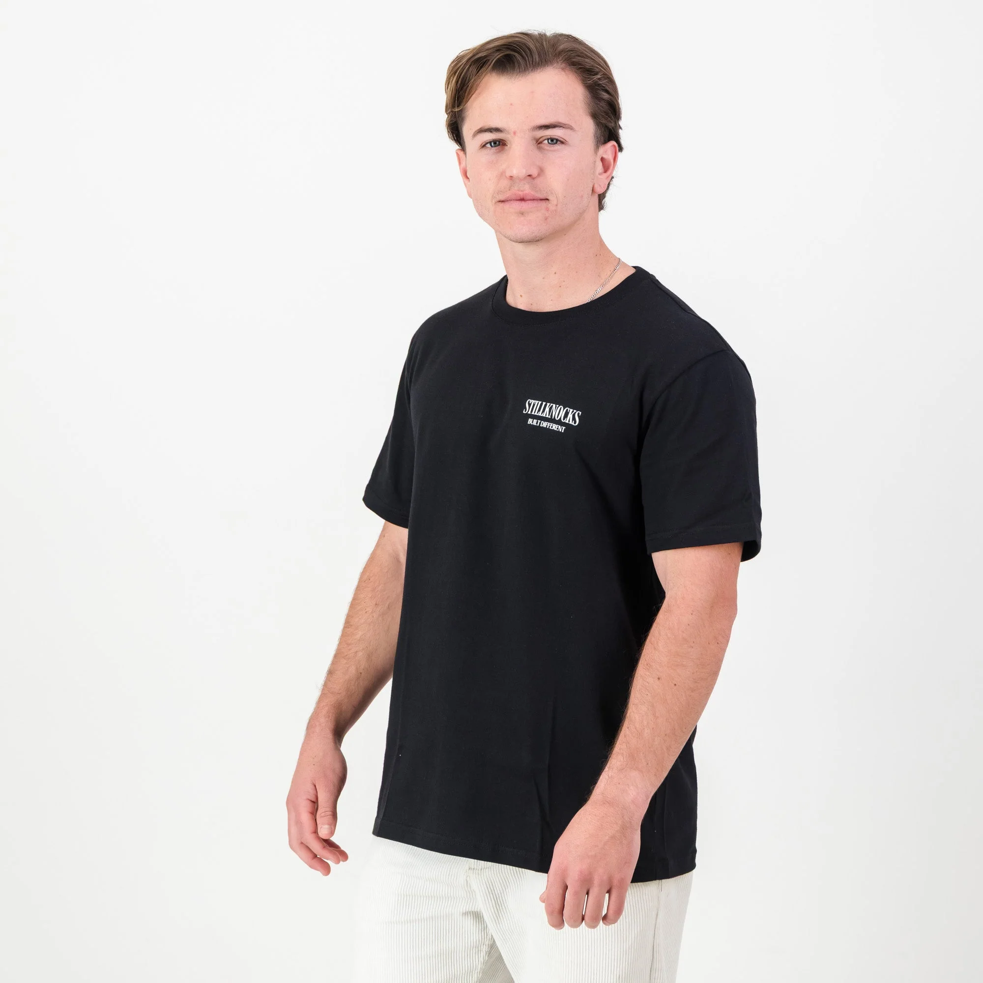 Stillknocks Real DDP Regular Crew Tee-Black - Image 4