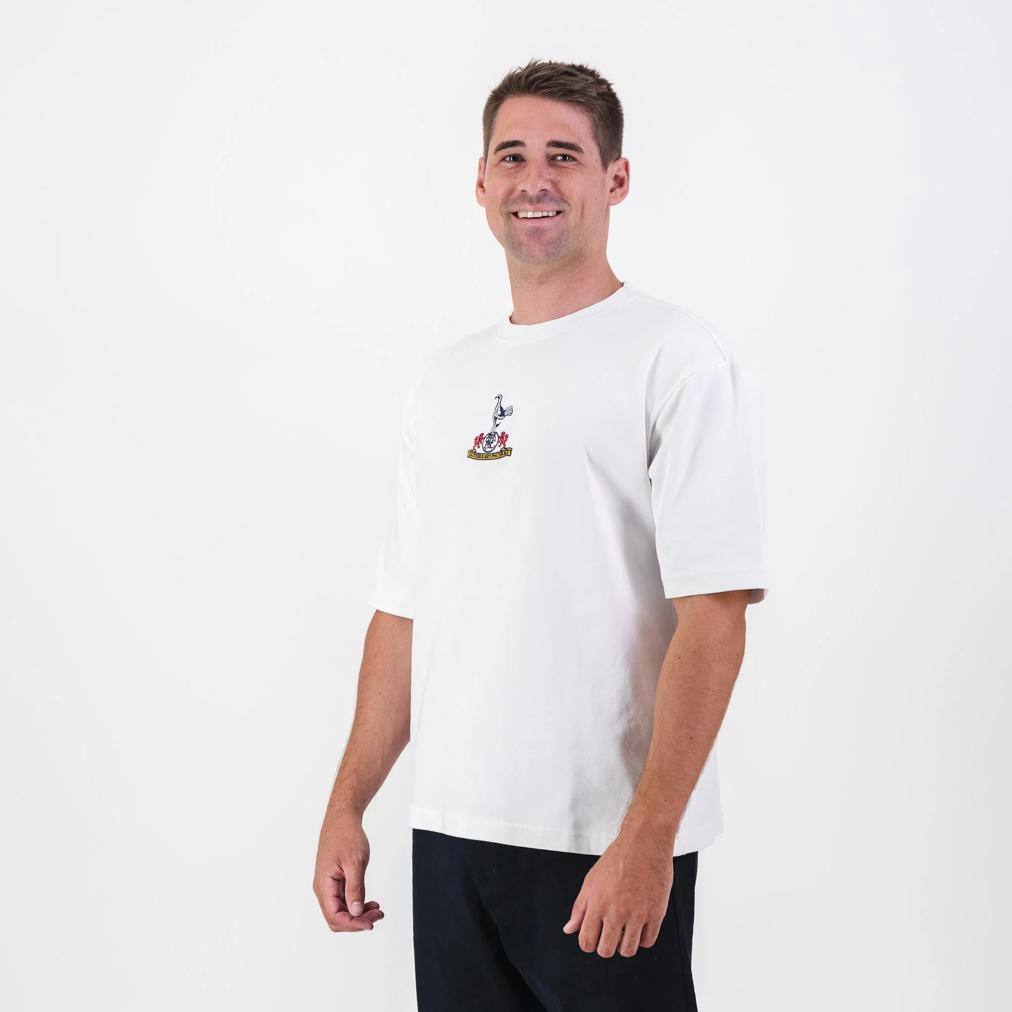 Tottenham Hotspur Retro Relaxed T-Shirt - Image 7